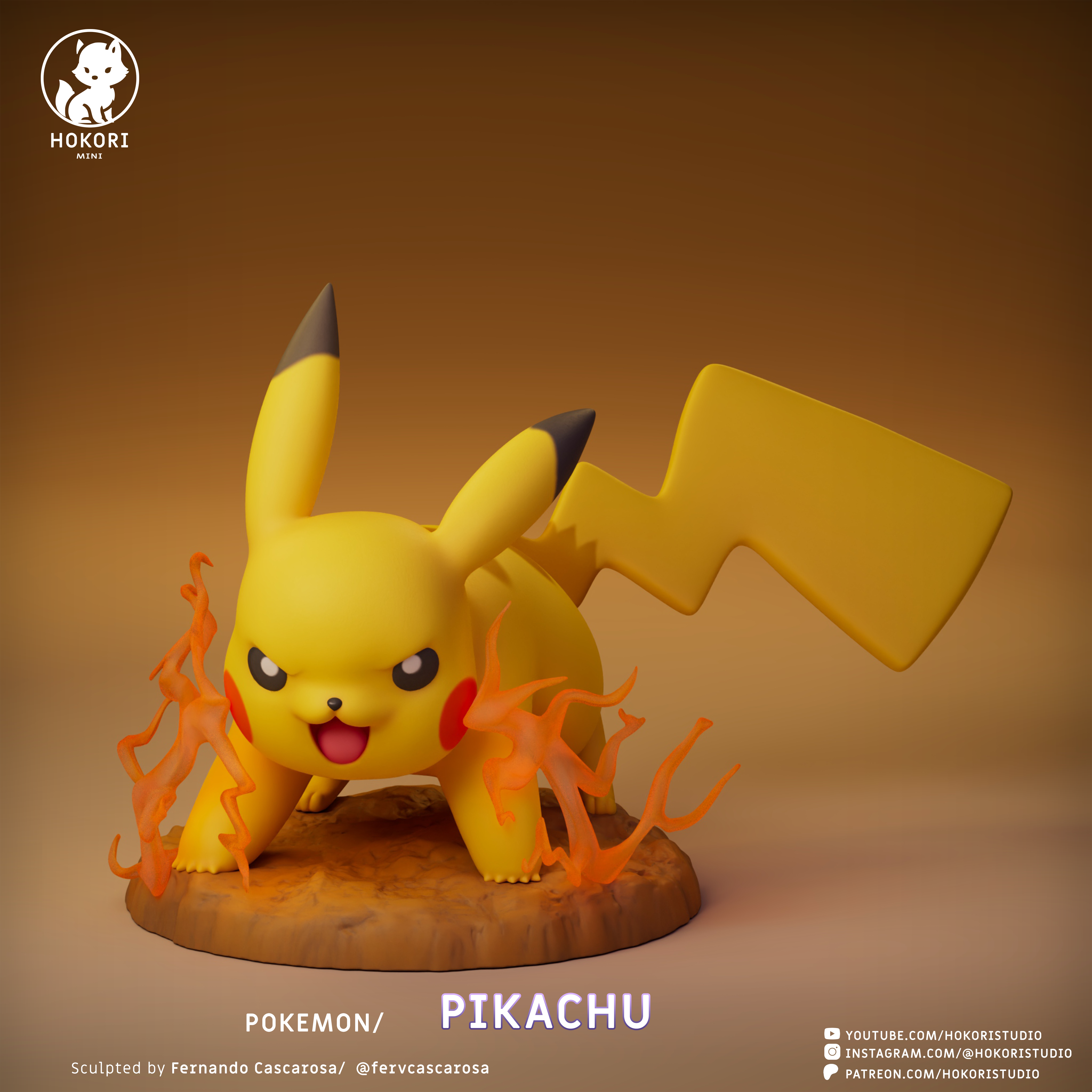 Pikachu - Thunder 模型预览图 1