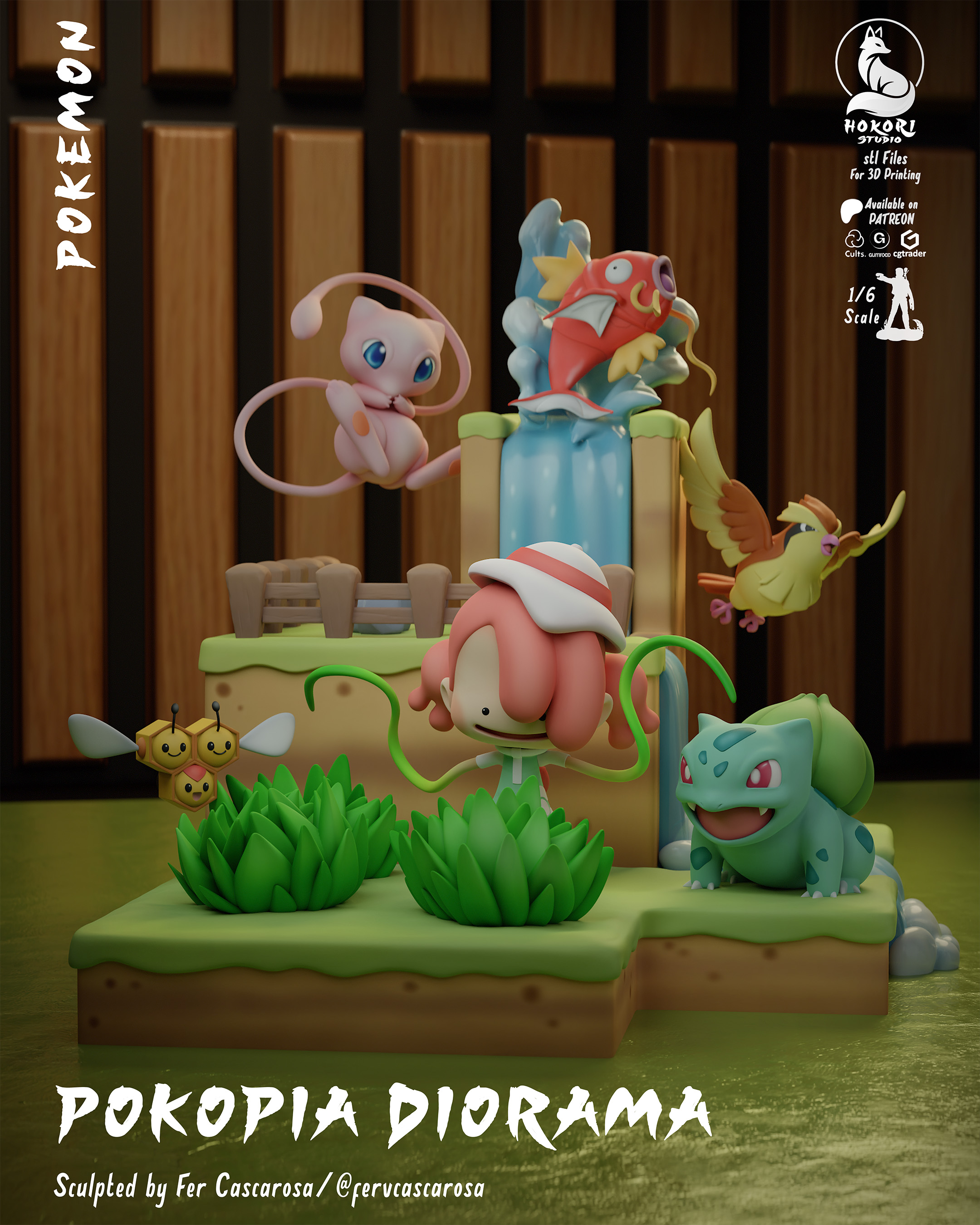 🌿 Pokopia Diorama 模型预览图 1