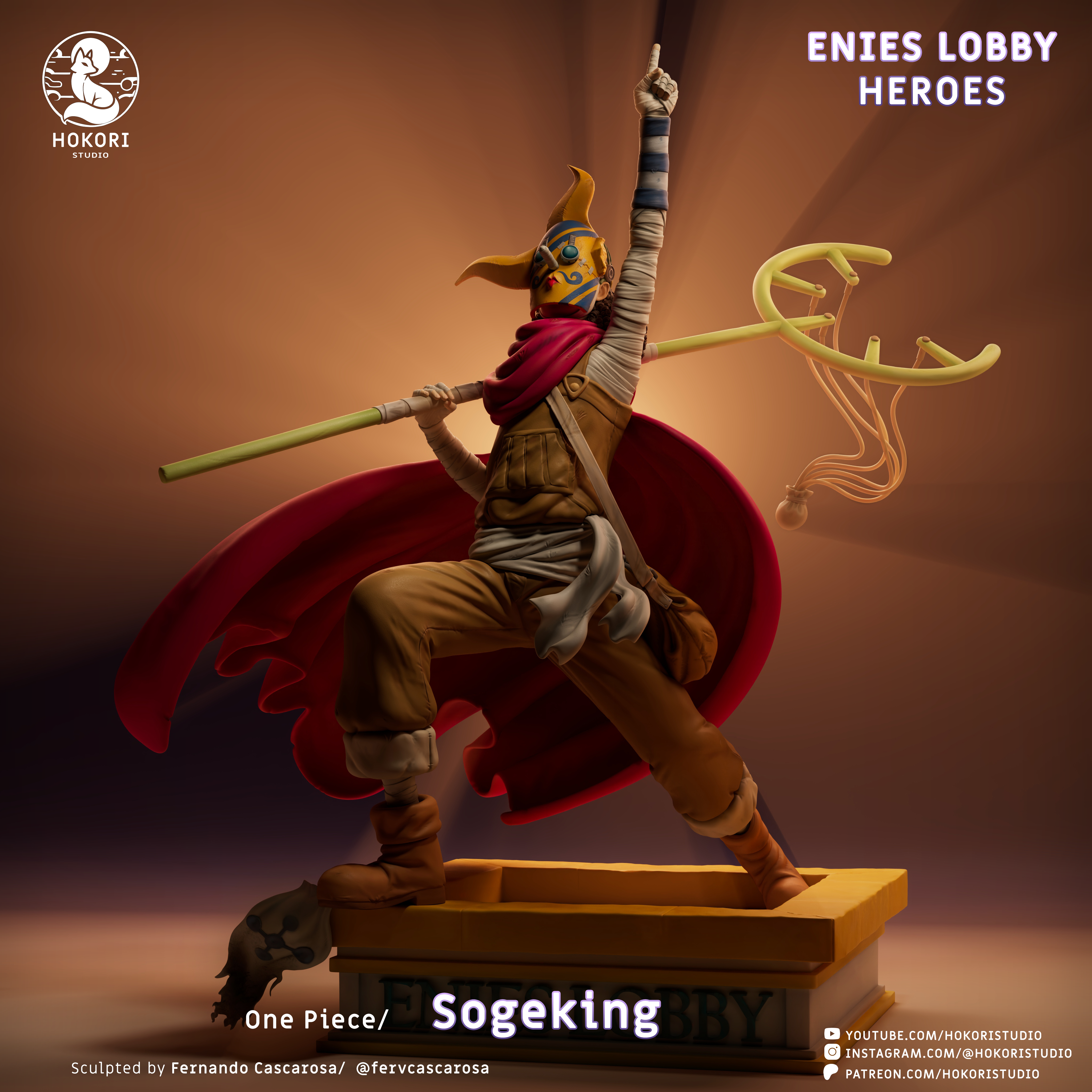 SOGEKING - ONE PIECE 模型预览图 1