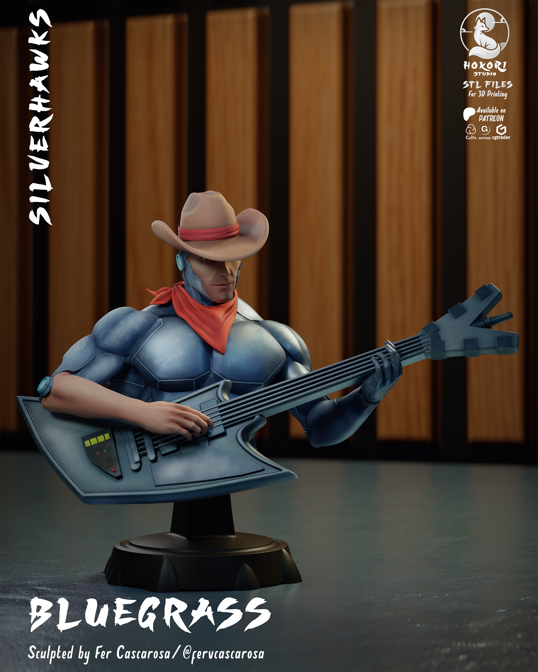 Bluegrass Bust | SilverHawks 模型预览图 1