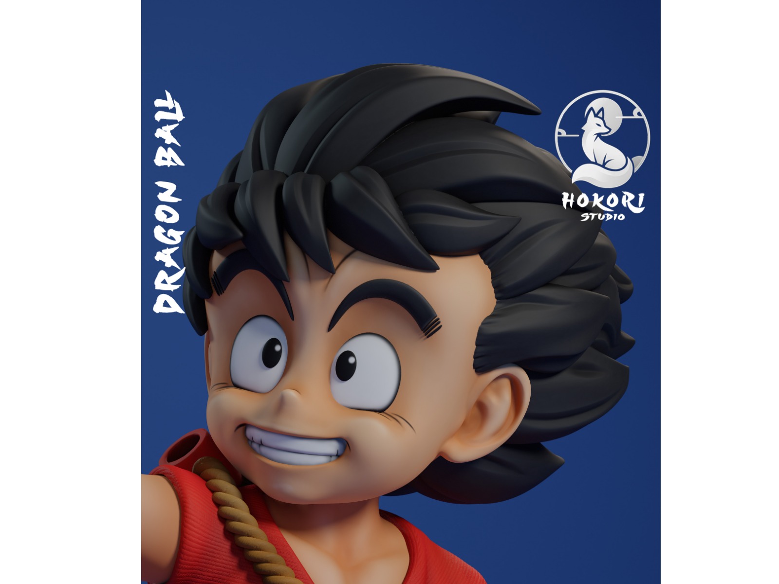 KID GOKU ON KINTO’UN wall-mounted orange gi 模型预览图 1