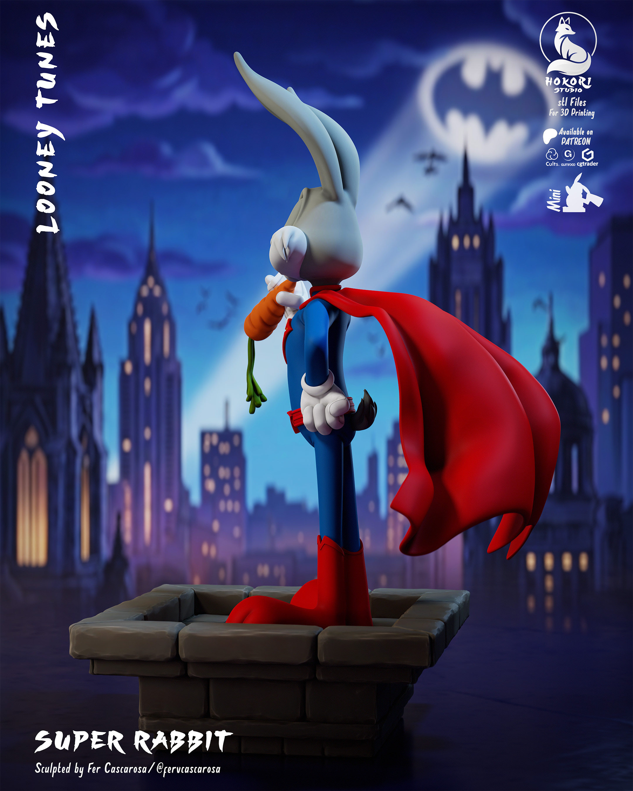 Super Rabbit 🐰🦸‍♂️ 模型预览图 2