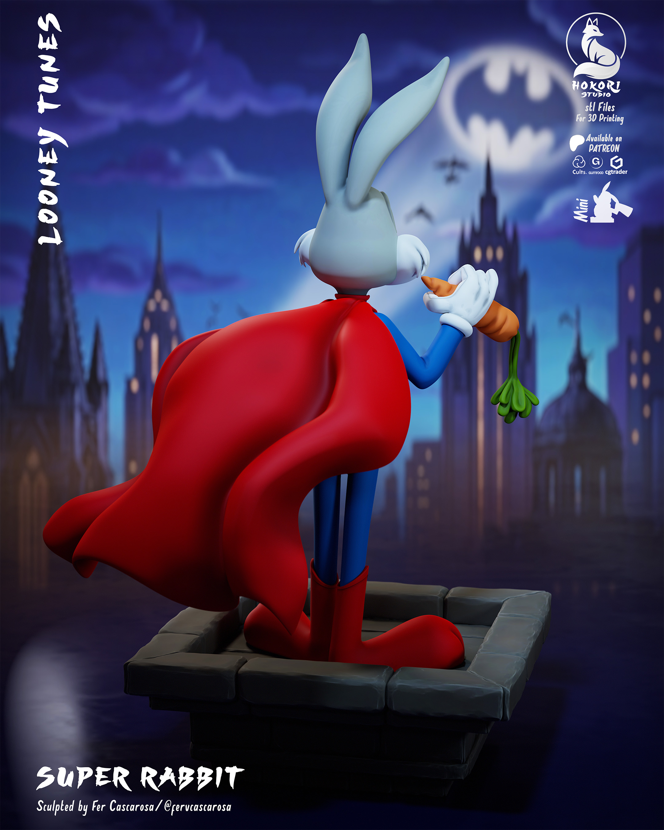 Super Rabbit 🐰🦸‍♂️ 模型预览图 3
