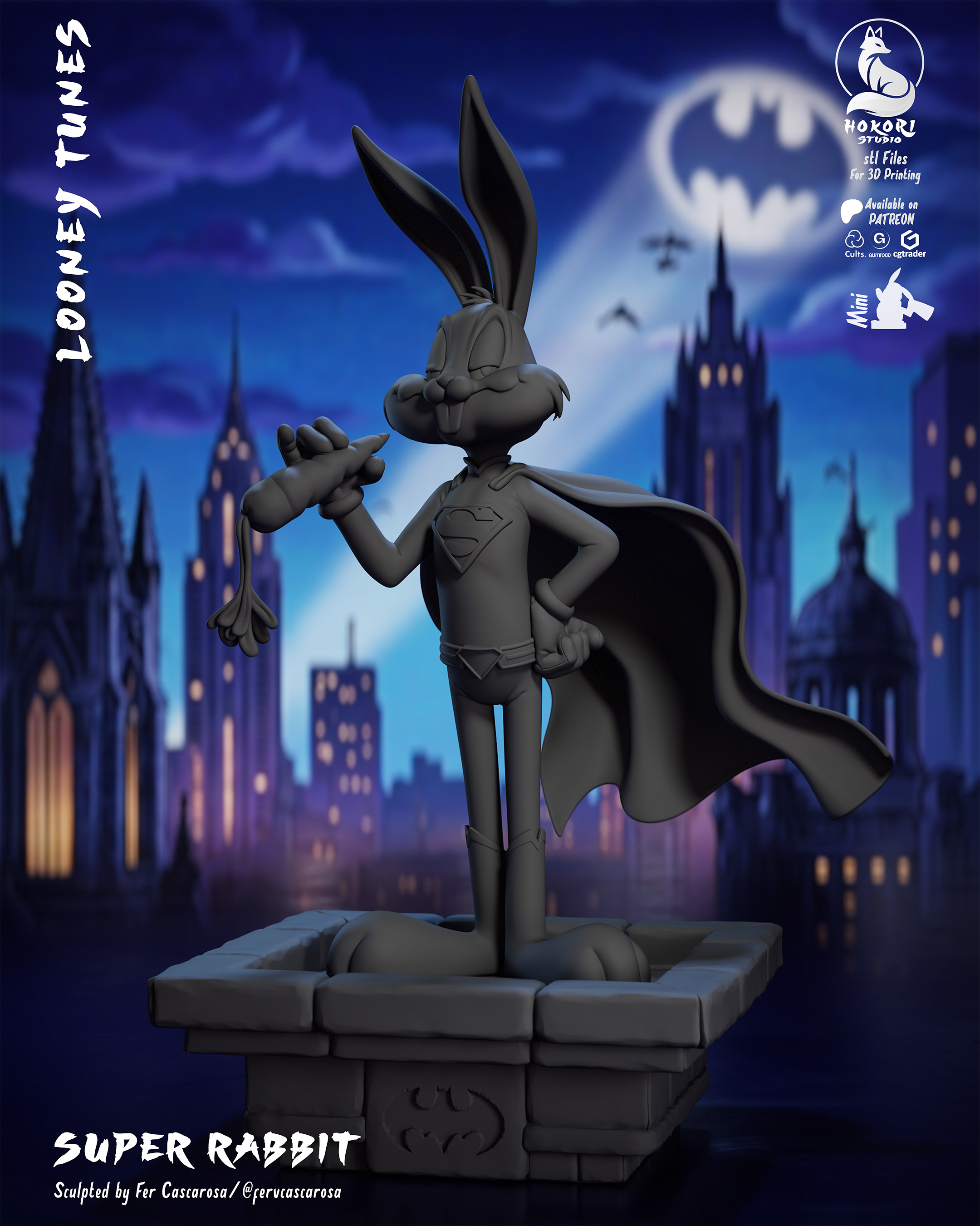 Super Rabbit 🐰🦸‍♂️ 模型预览图 6