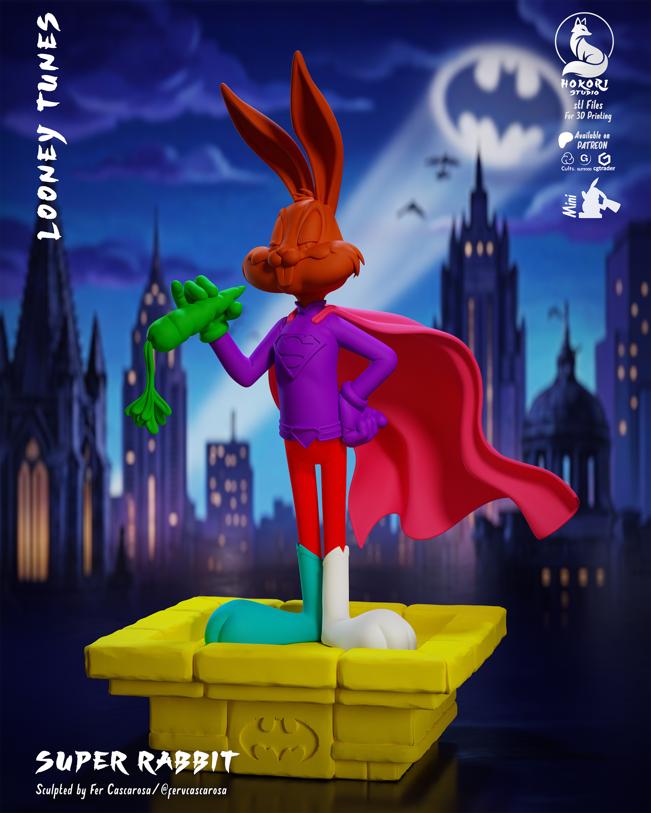Super Rabbit 🐰🦸‍♂️ 模型预览图 8