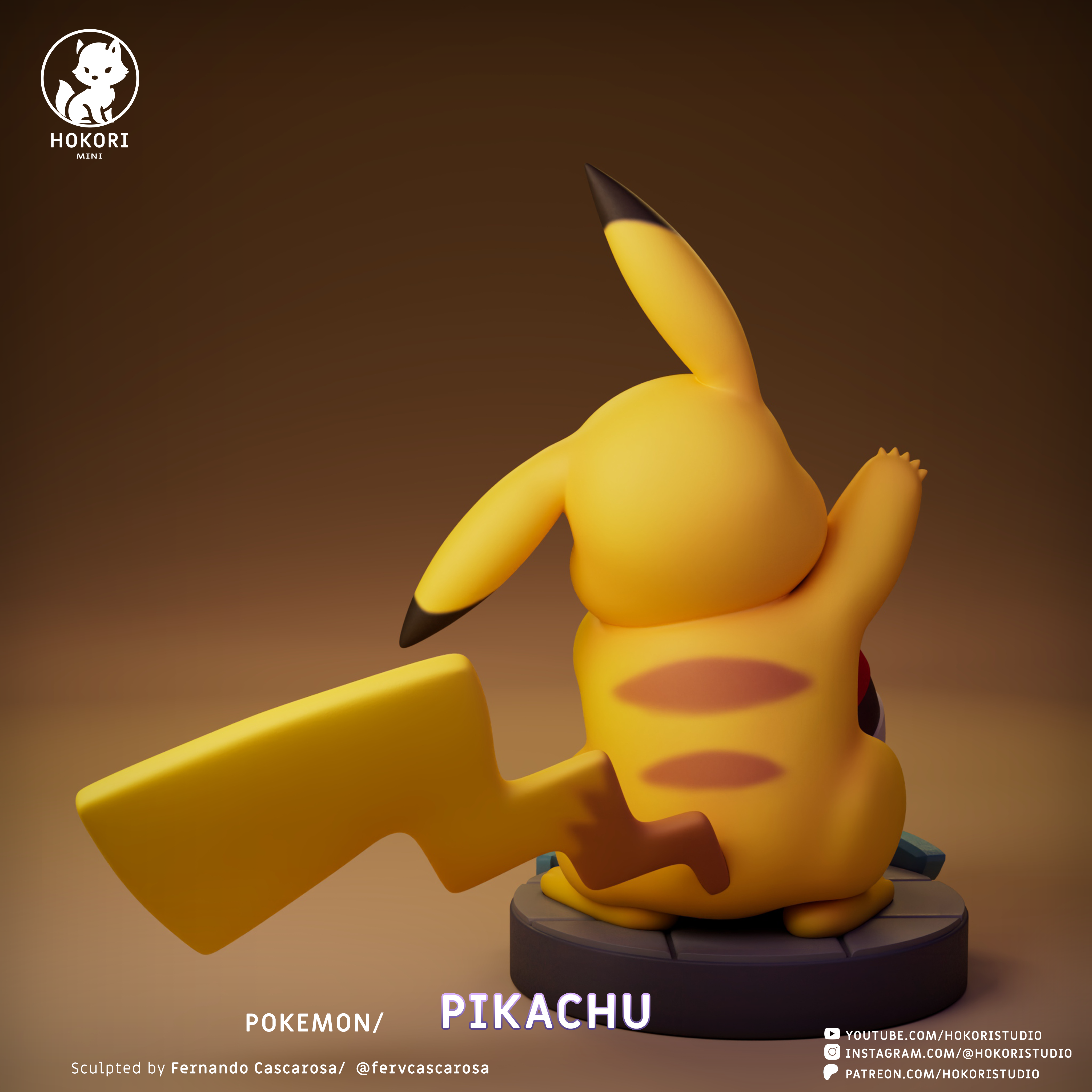 Pikachu - Pokeball 模型预览图 4