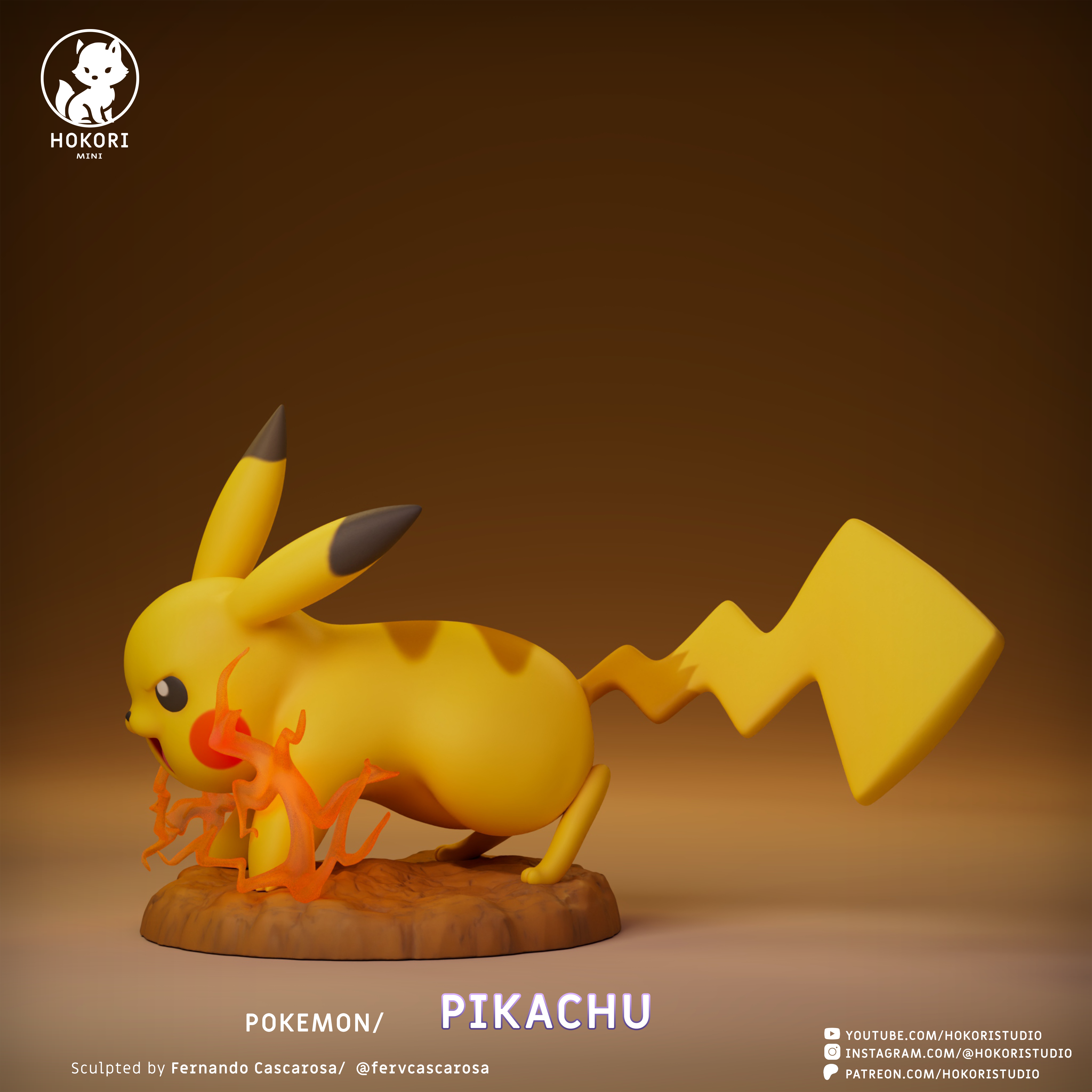 Pikachu - Thunder 模型预览图 2