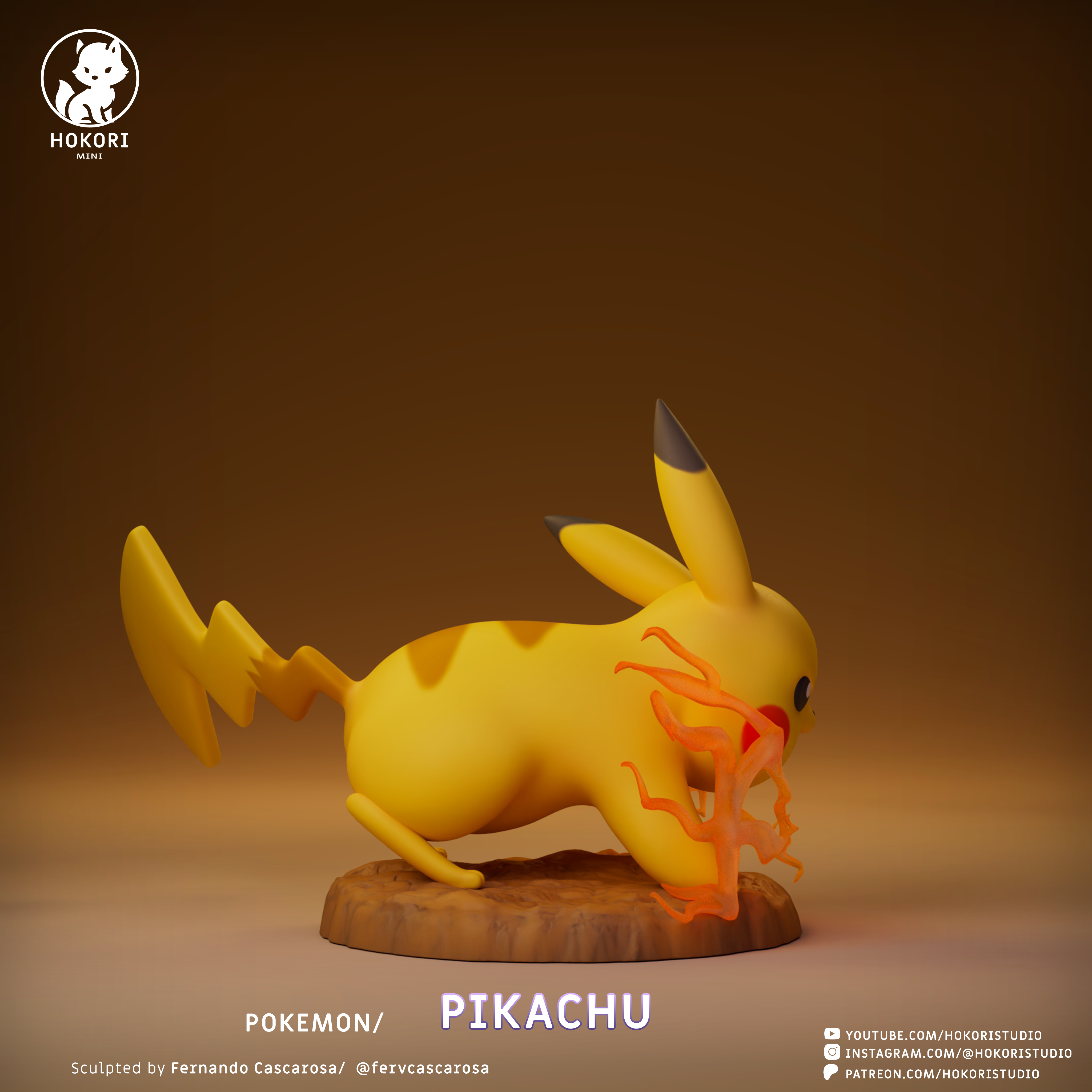 Pikachu - Thunder 模型预览图 3