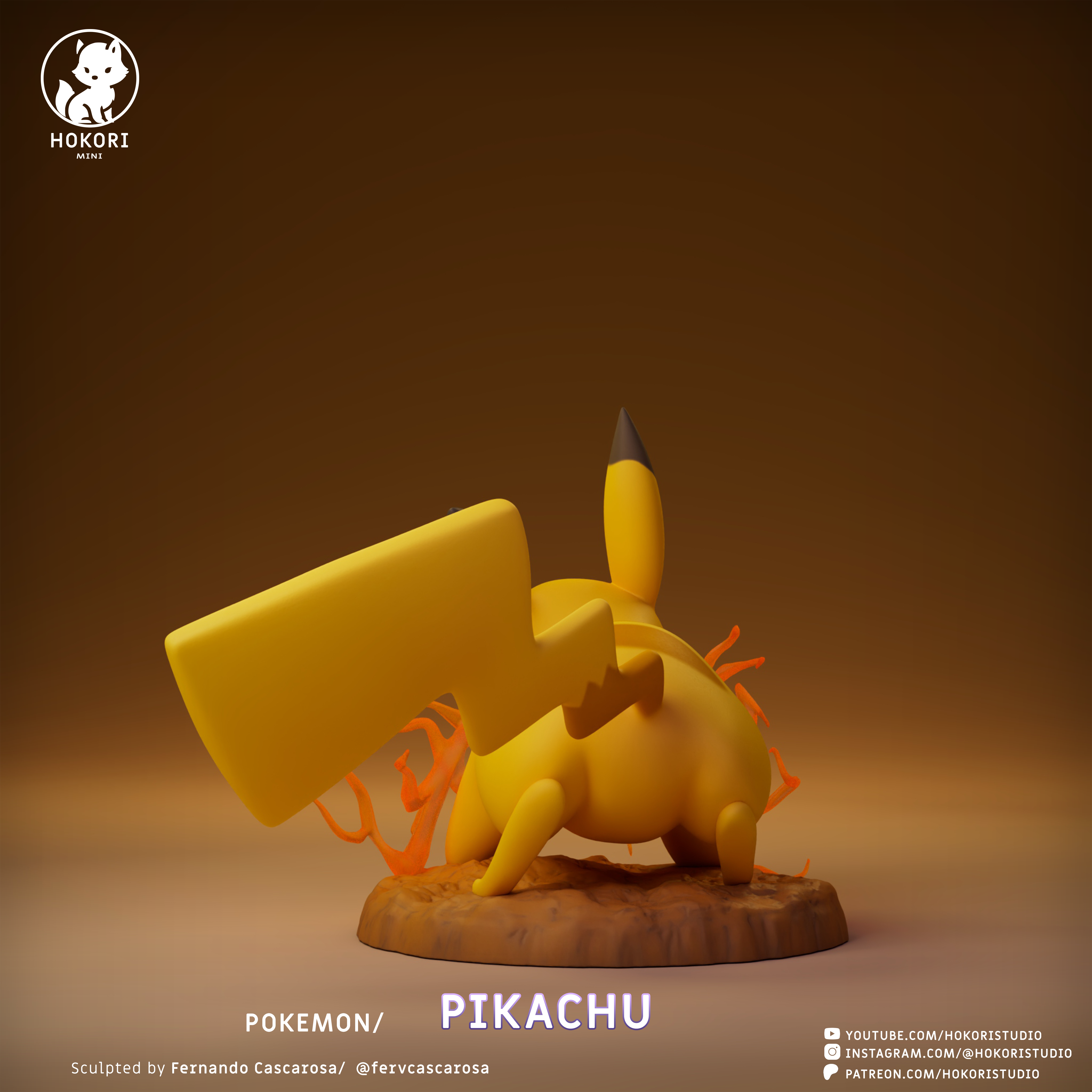 Pikachu - Thunder 模型预览图 4