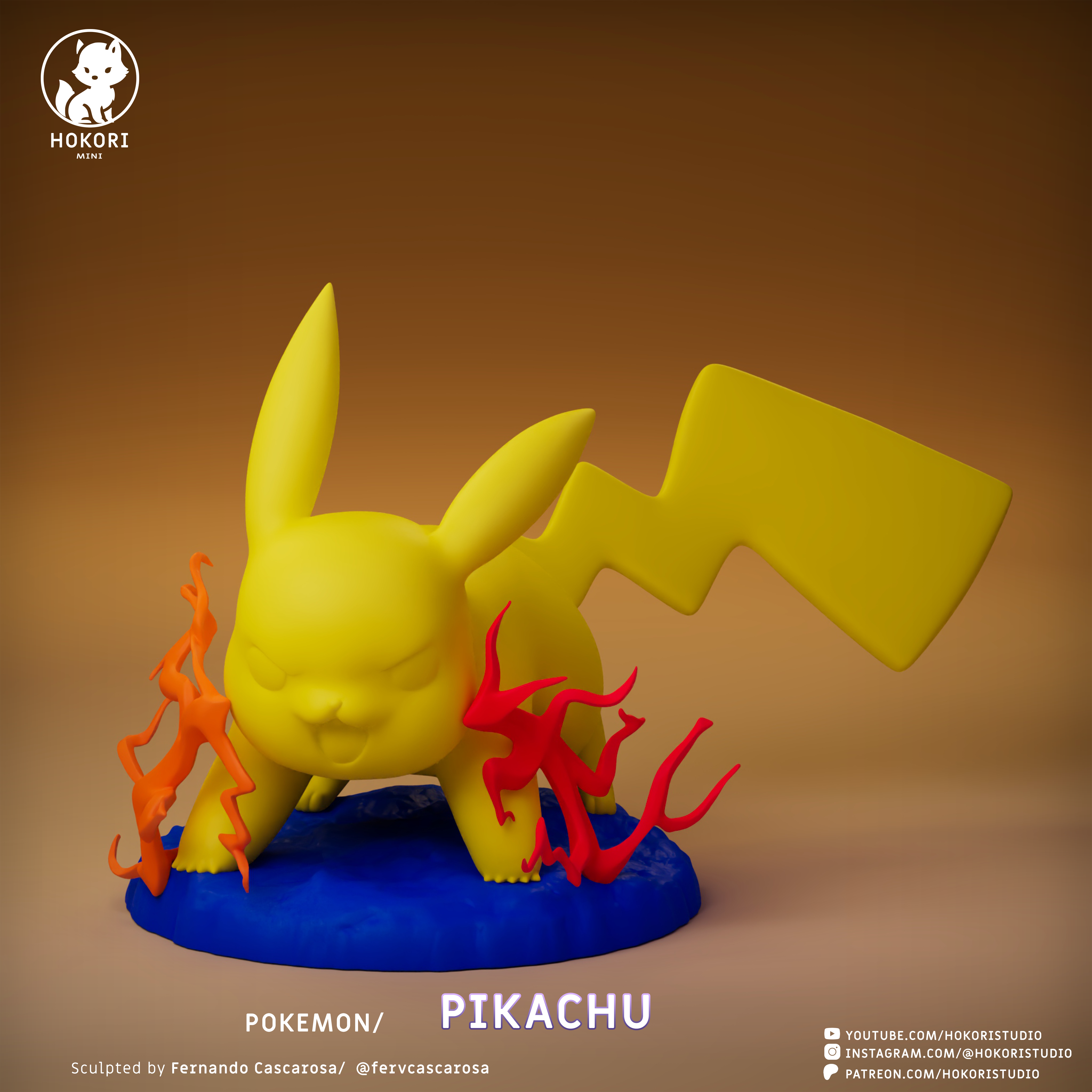 Pikachu - Thunder 模型预览图 6