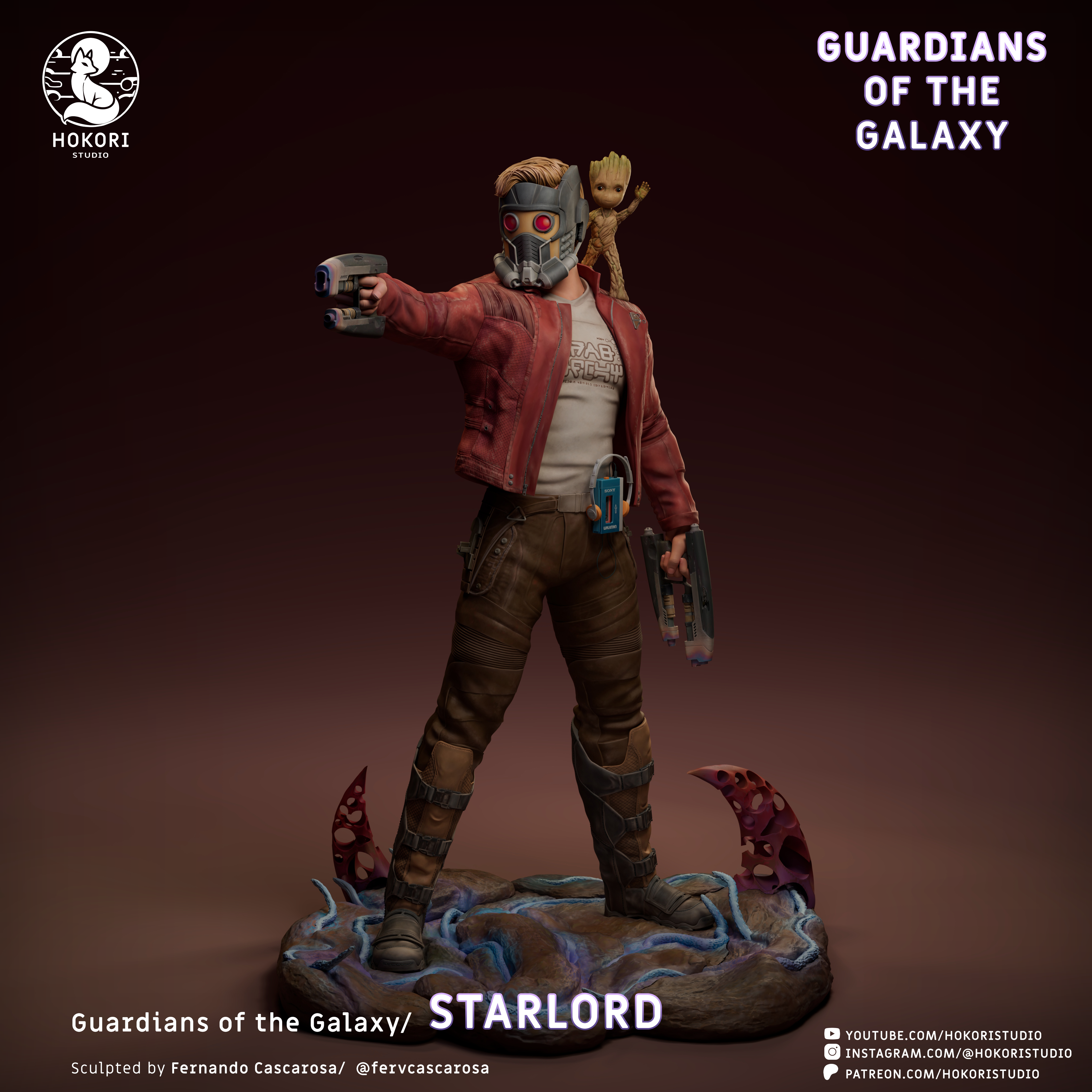 Star-Lord 模型预览图 5