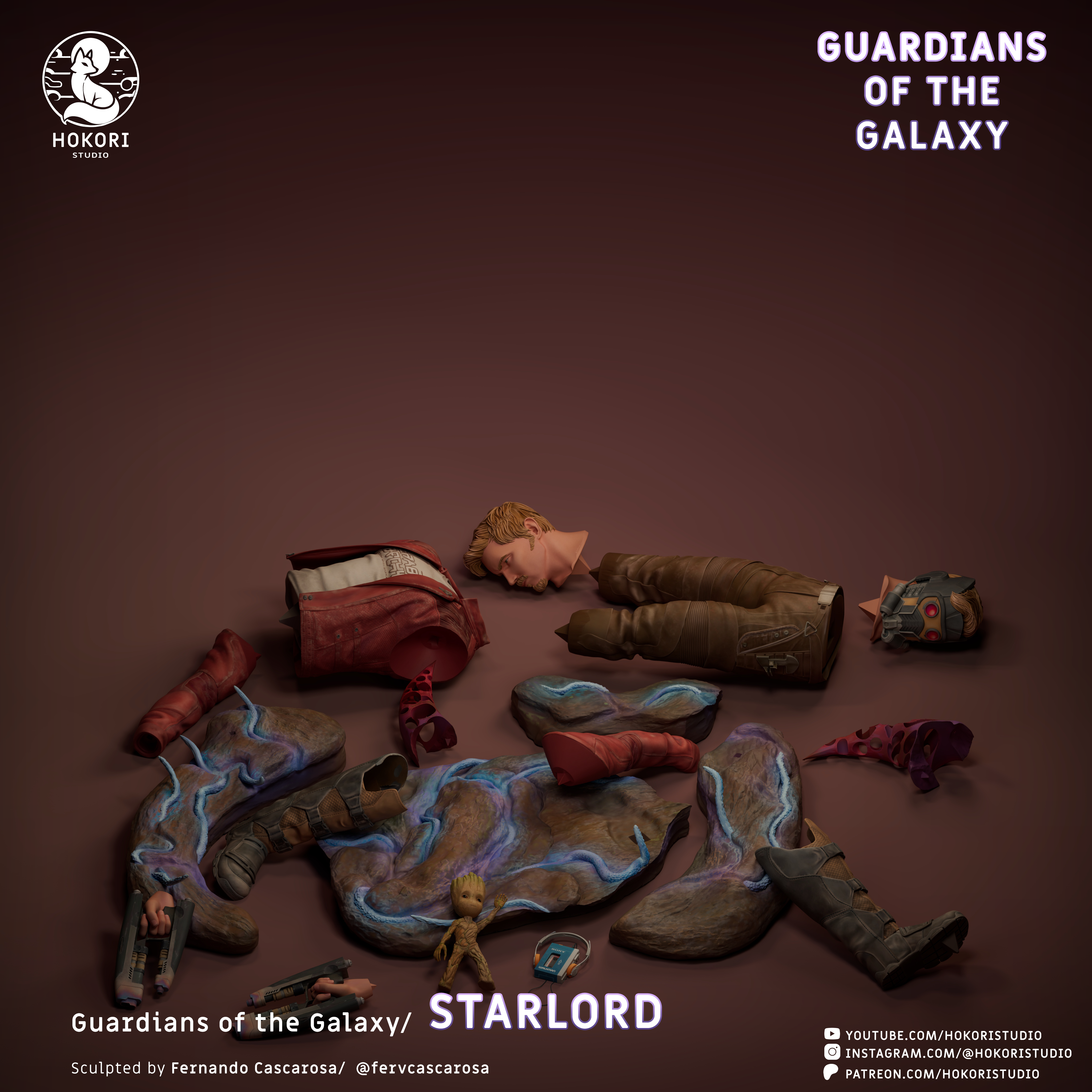 Star-Lord 模型预览图 6
