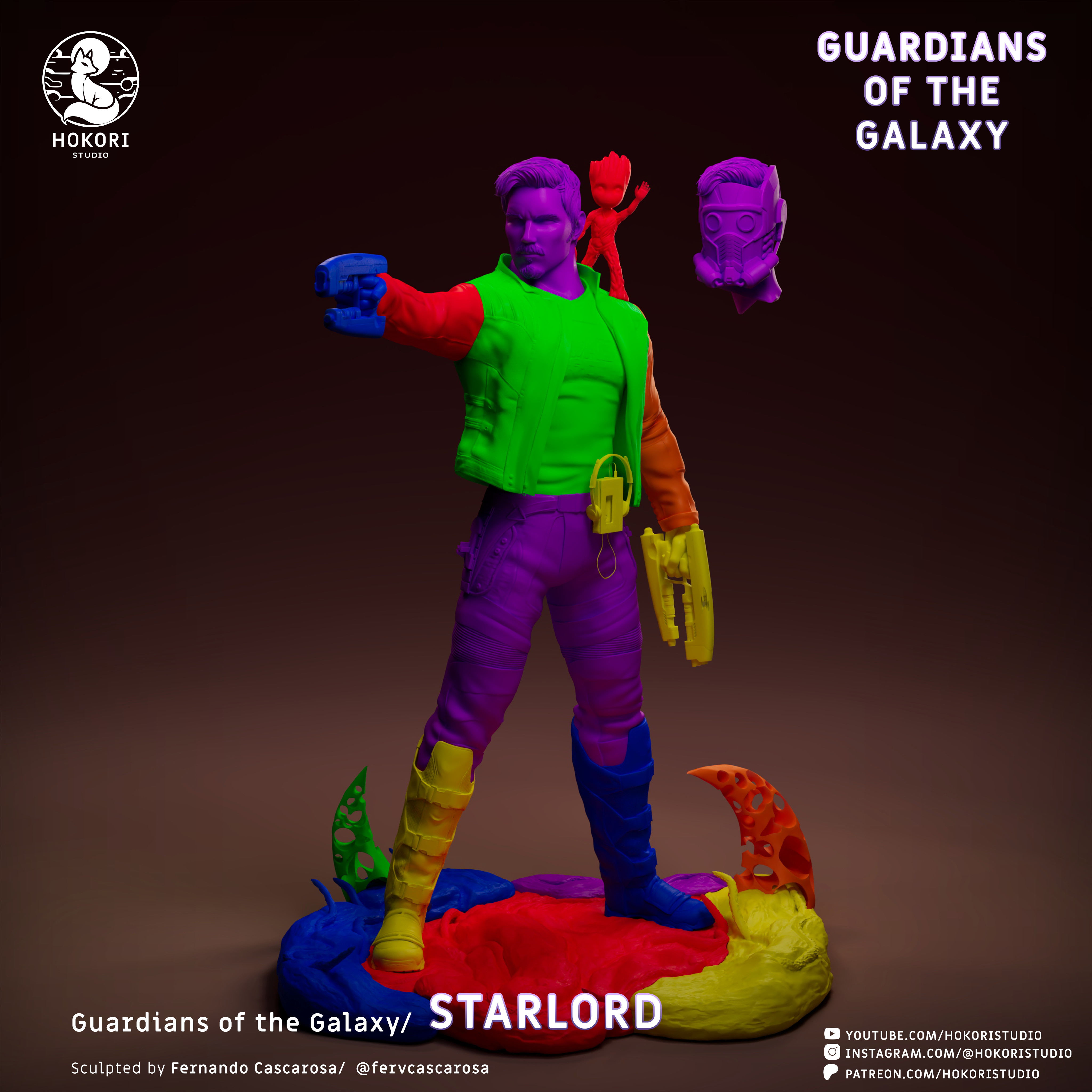 Star-Lord 模型预览图 7