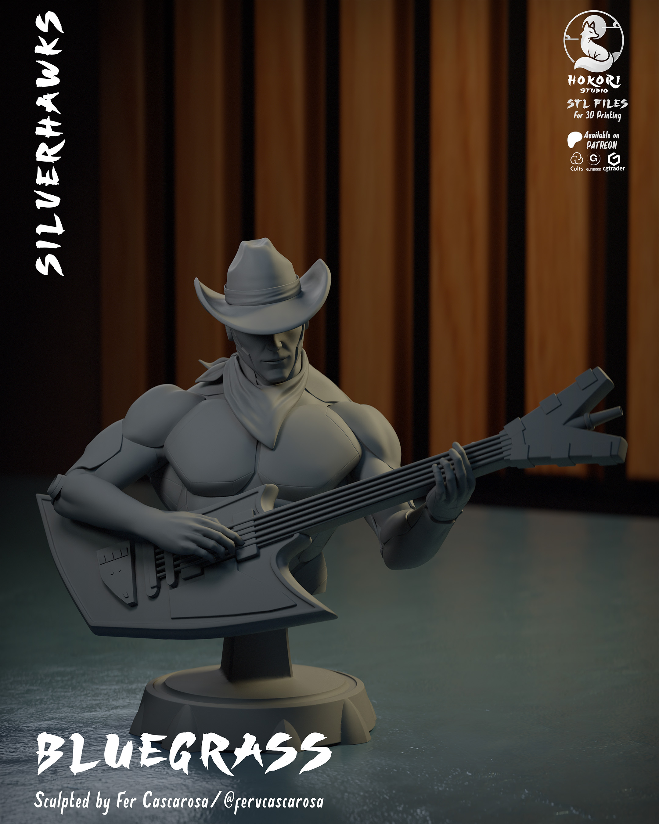 Bluegrass Bust | SilverHawks 模型预览图 3