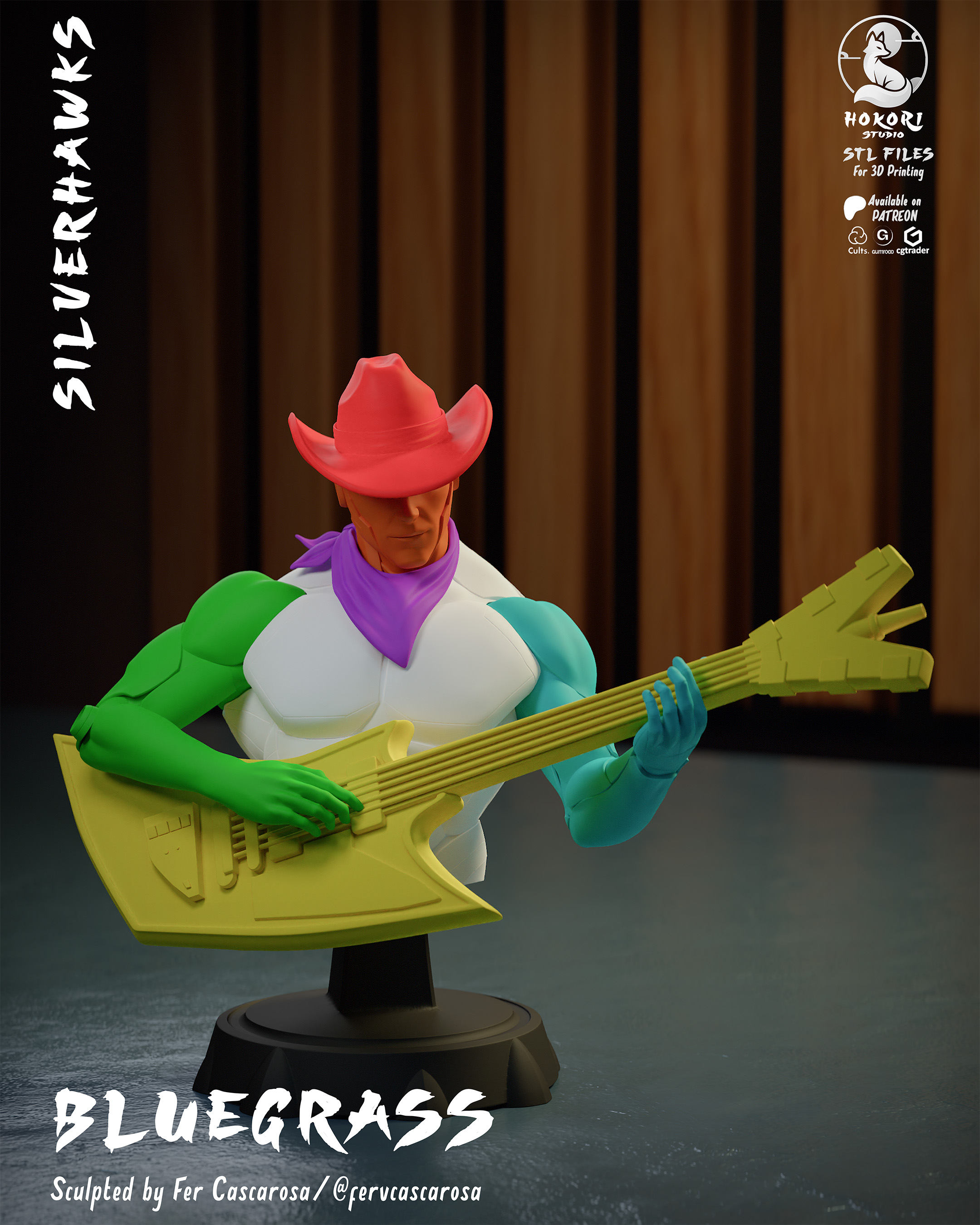 Bluegrass Bust | SilverHawks 模型预览图 5