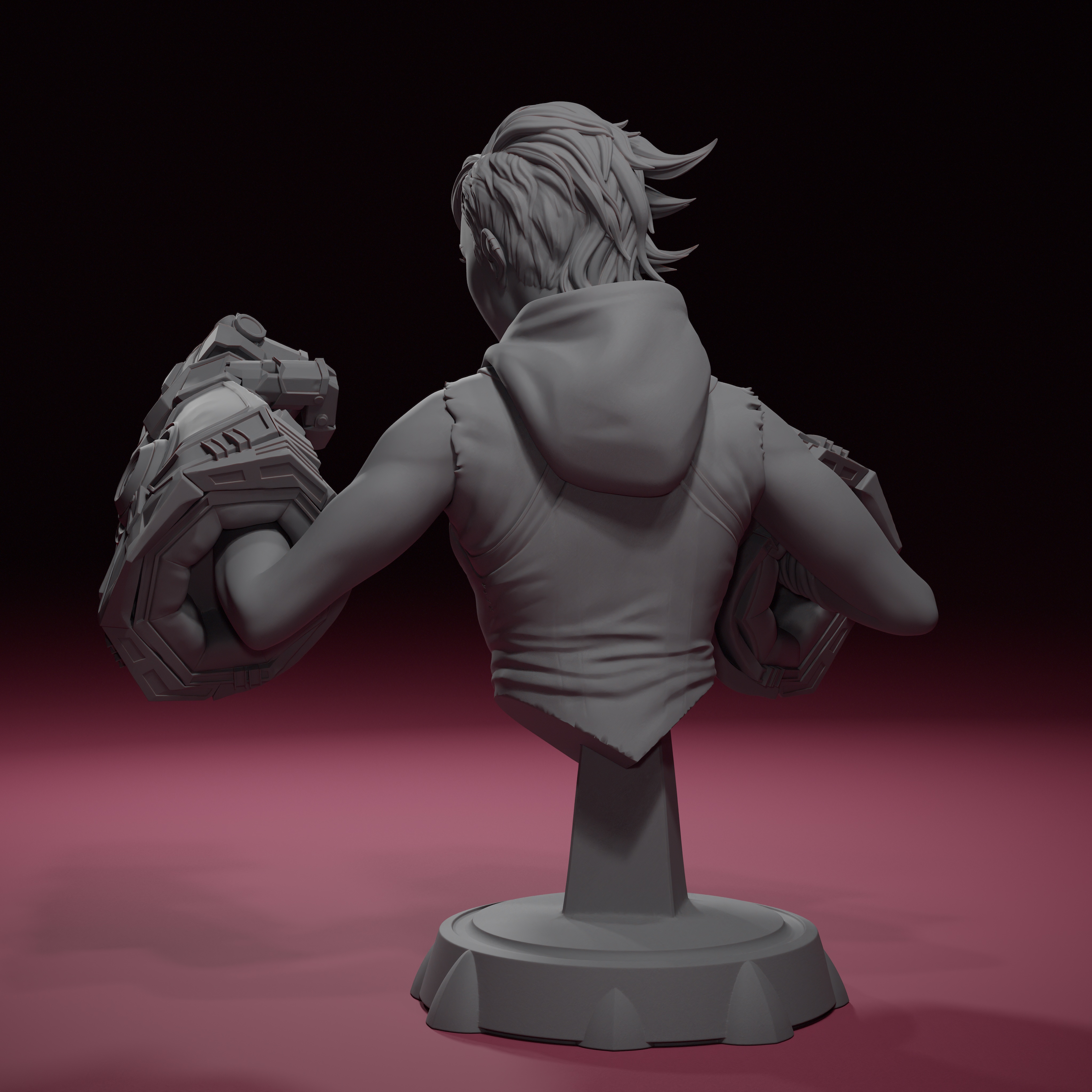 VI – ARCANE (LEAGUE OF LEGENDS) – BUST 模型预览图 9