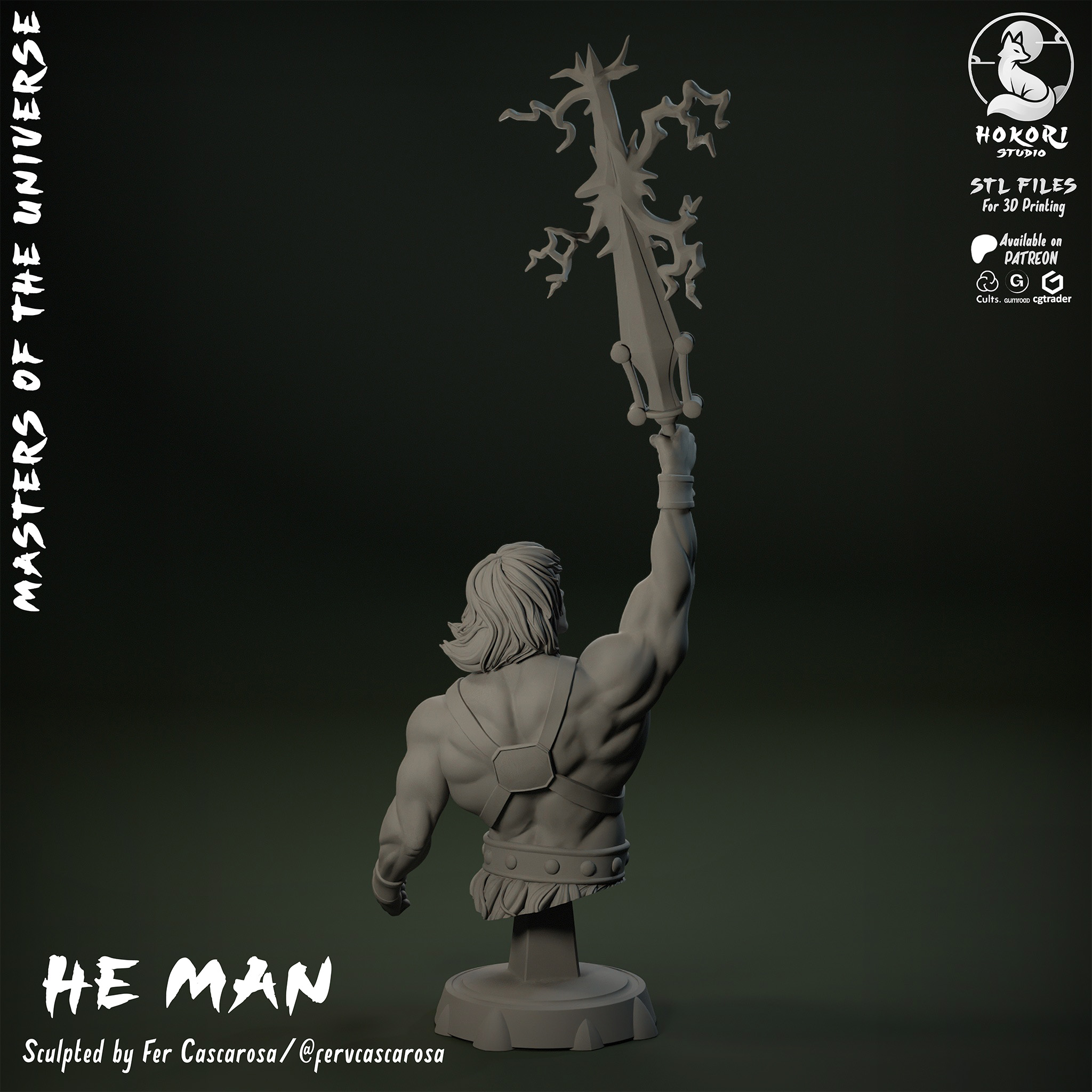 He-Man Bust 模型预览图 4