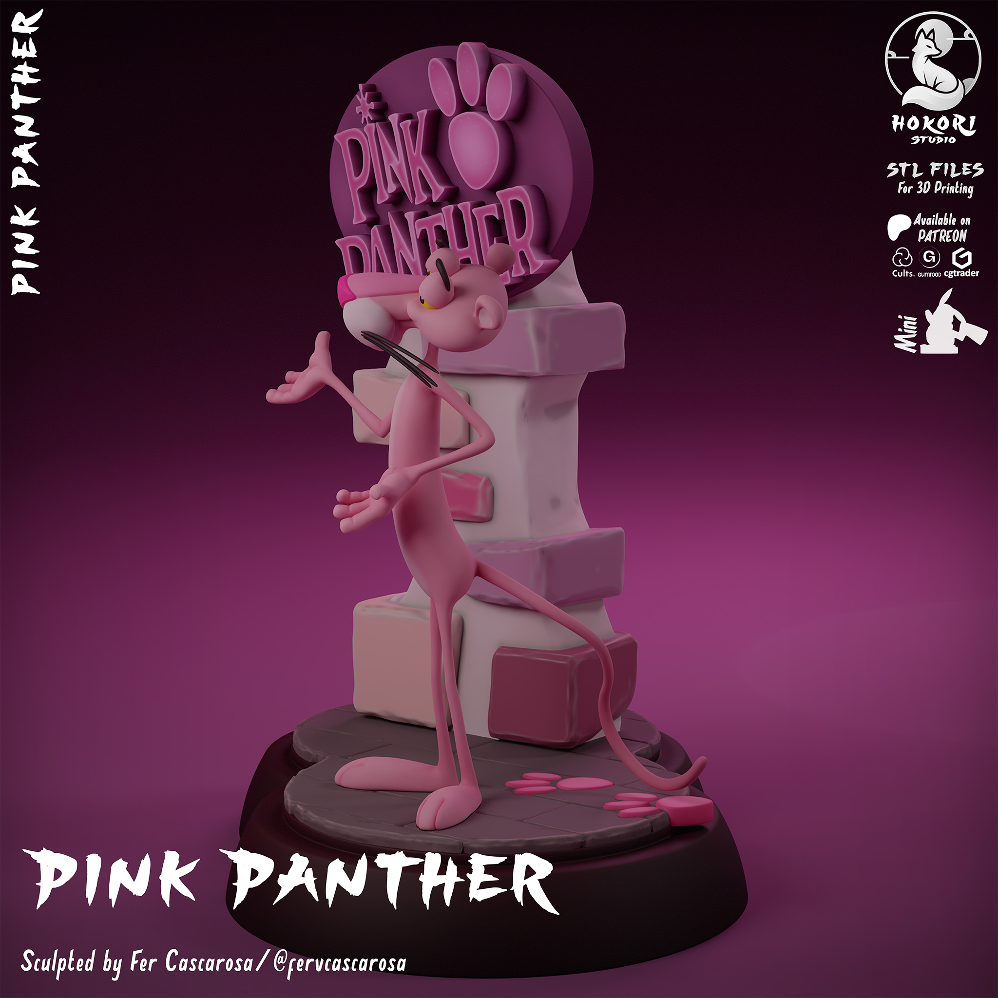 The Pink Panther 模型预览图 2