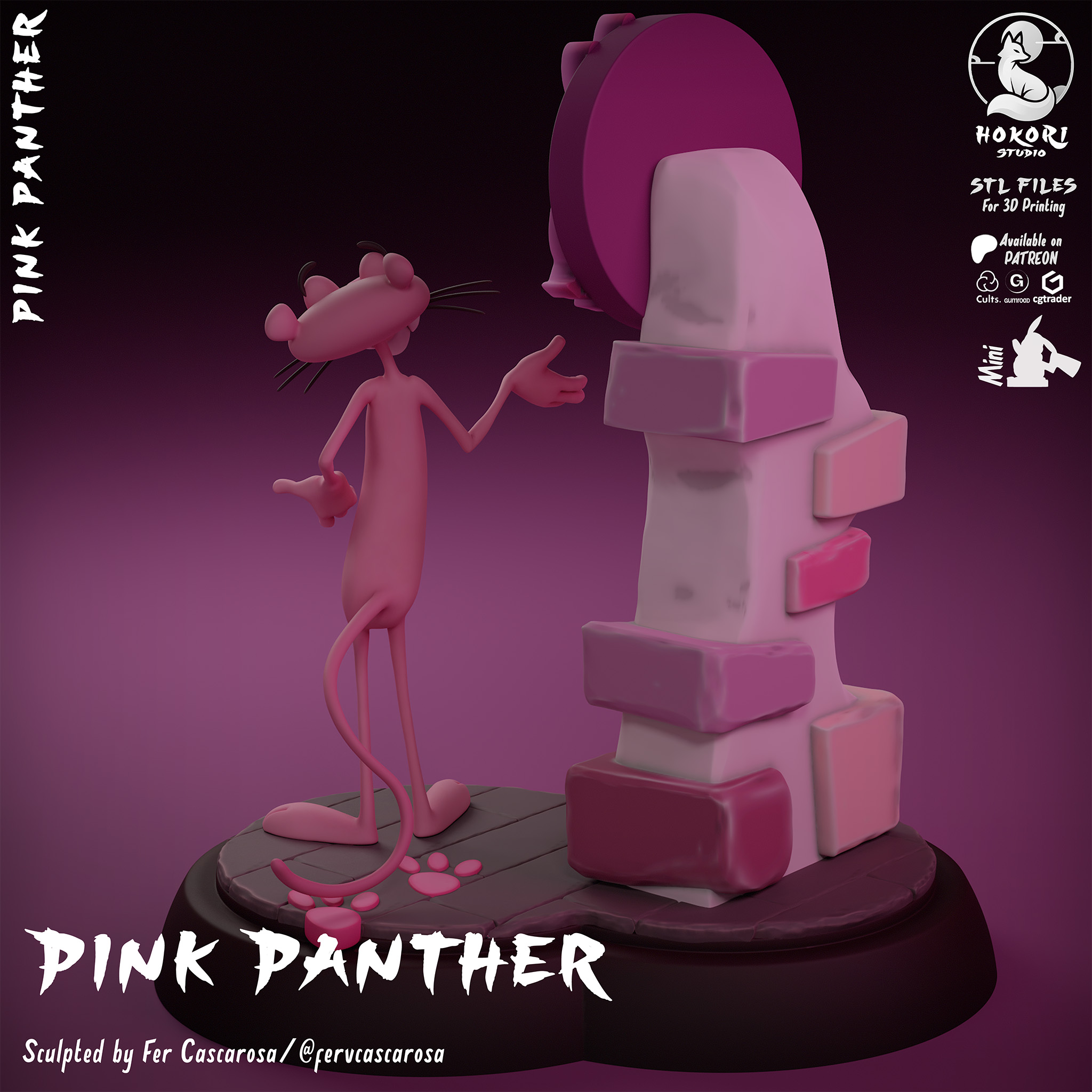 The Pink Panther 模型预览图 3