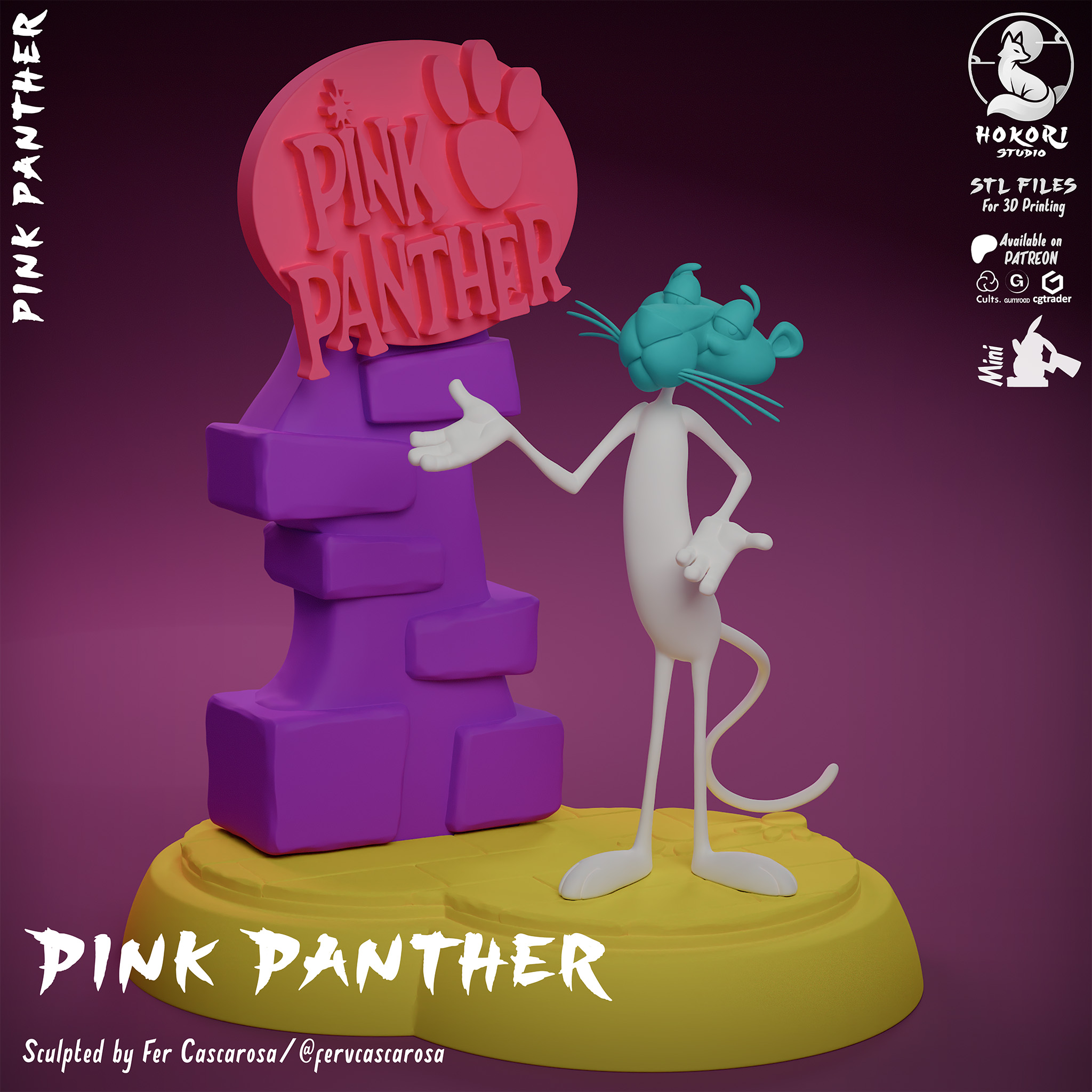 The Pink Panther 模型预览图 7