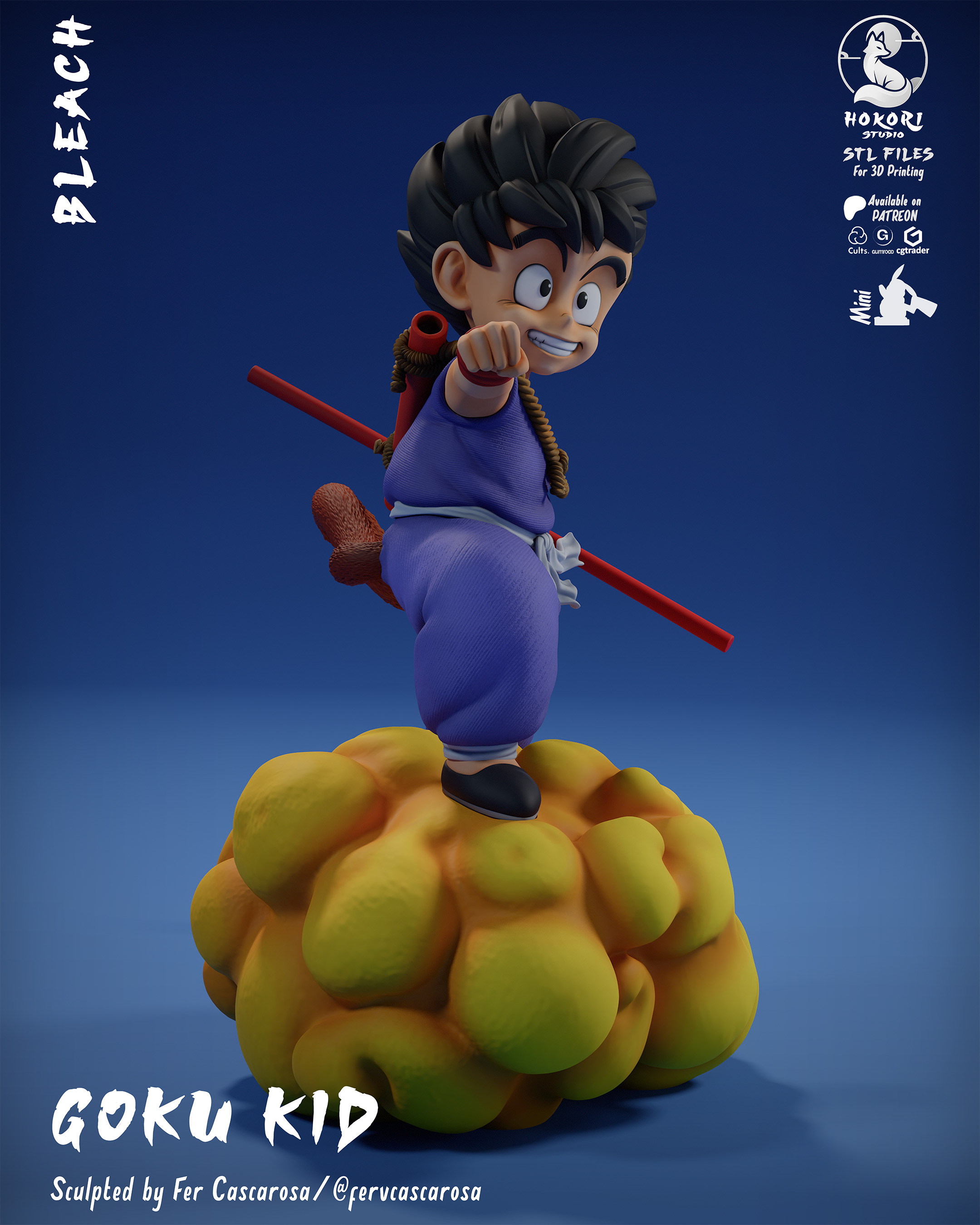 KID GOKU ON KINTO’UN 模型预览图 2