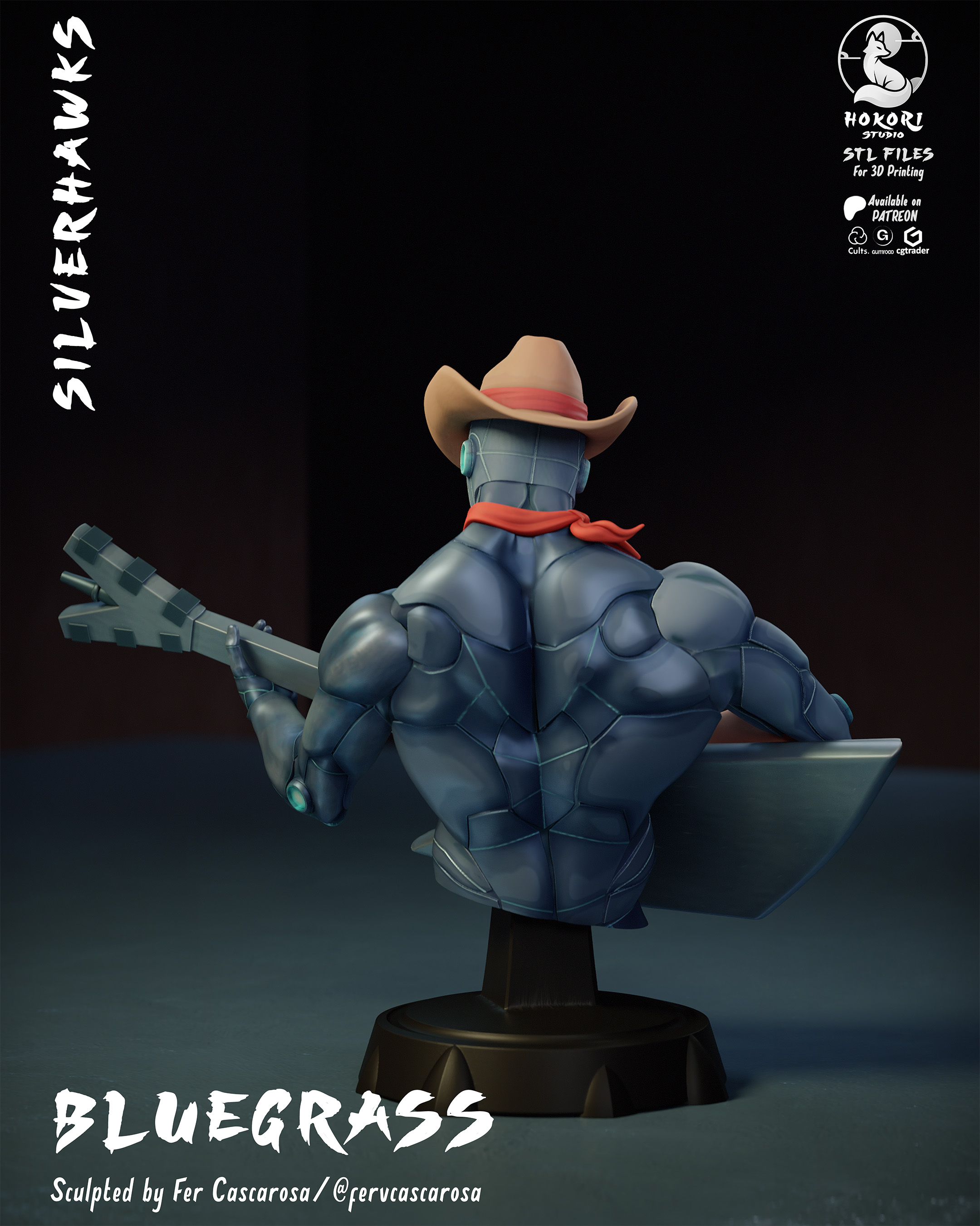 Bluegrass Bust 模型预览图 2