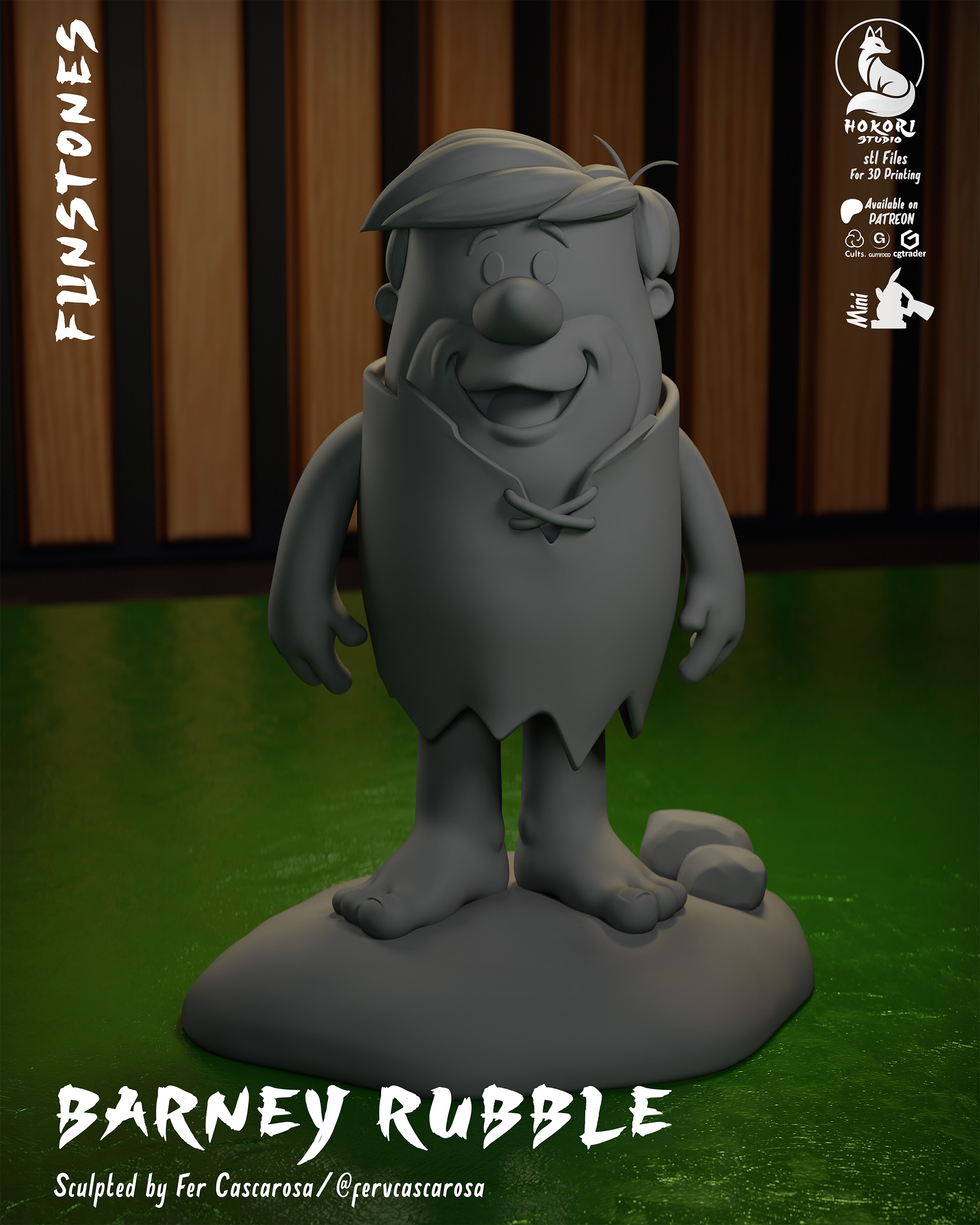 Barney Rubble 模型预览图 5