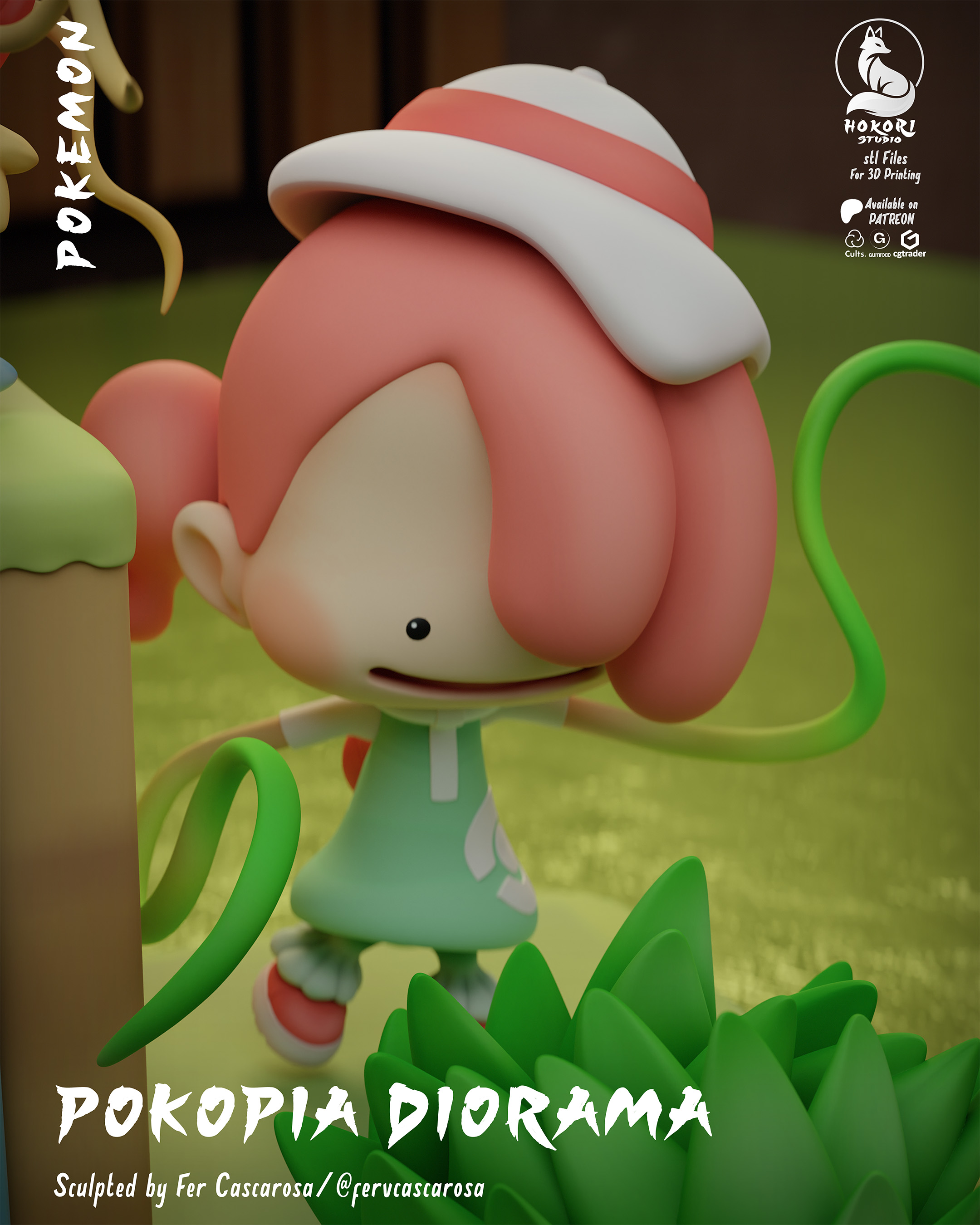 Pokopia Bust – A Different Kind of Piece 模型预览图 3