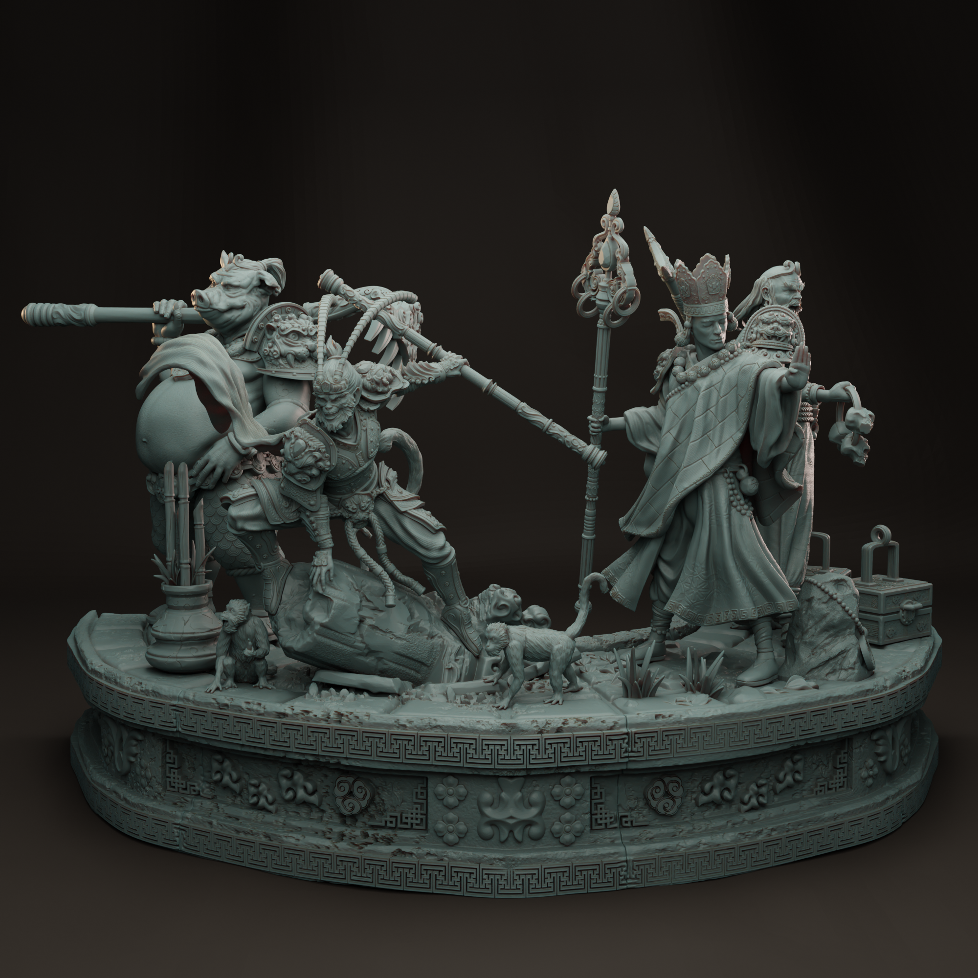 Journey to the west diorama