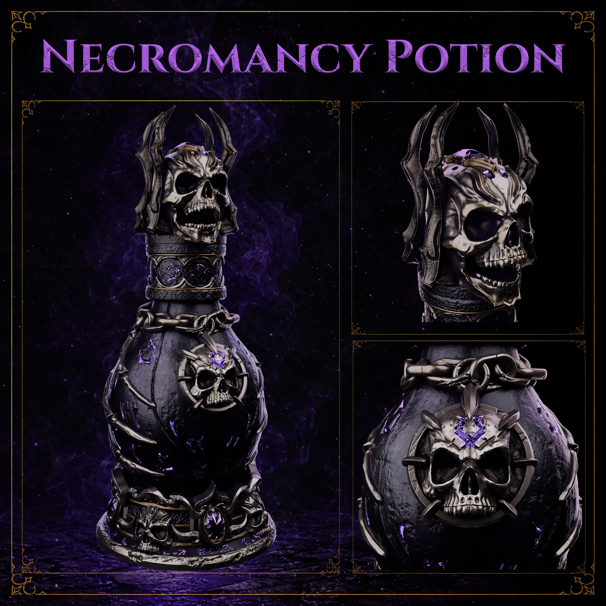 Forbidden Apothecary: Necromancy Potion 模型预览图 1