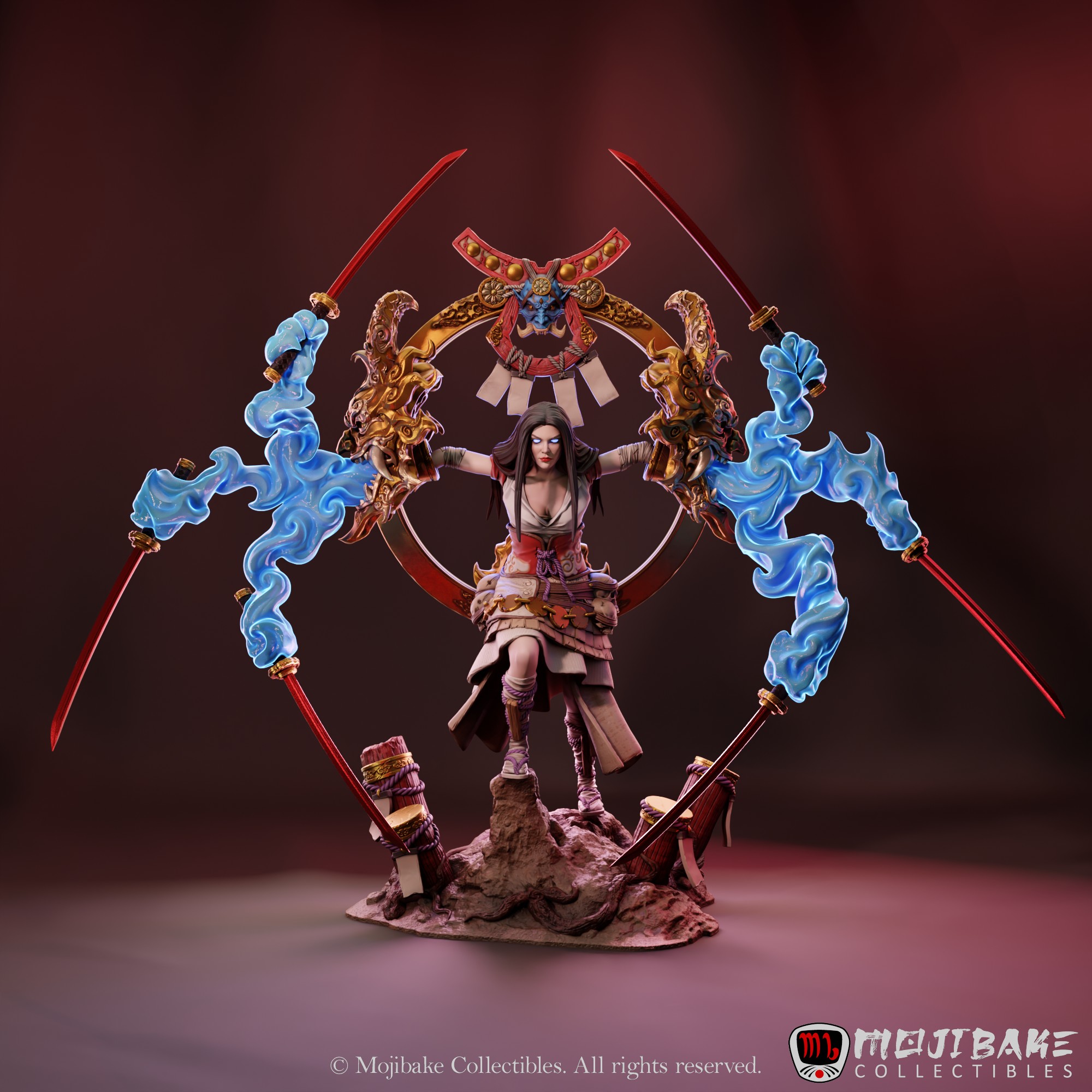 Shinmei, Guardian of the Ancestral Blades 模型预览图 1