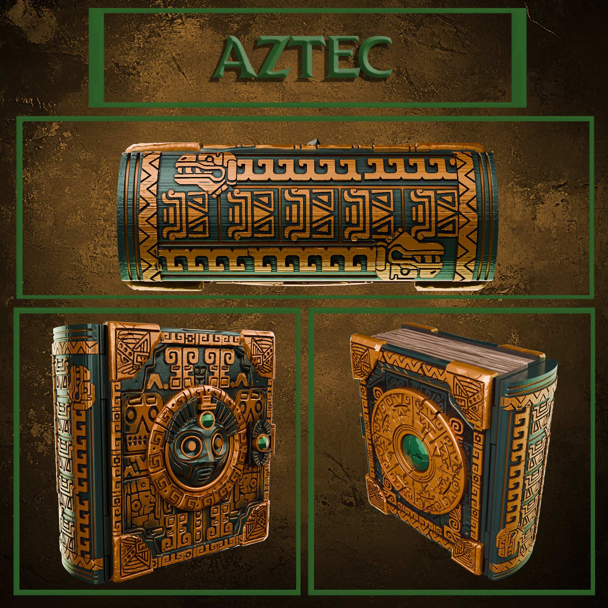 The Adventurer's tomes : Aztec Tome 模型预览图 1