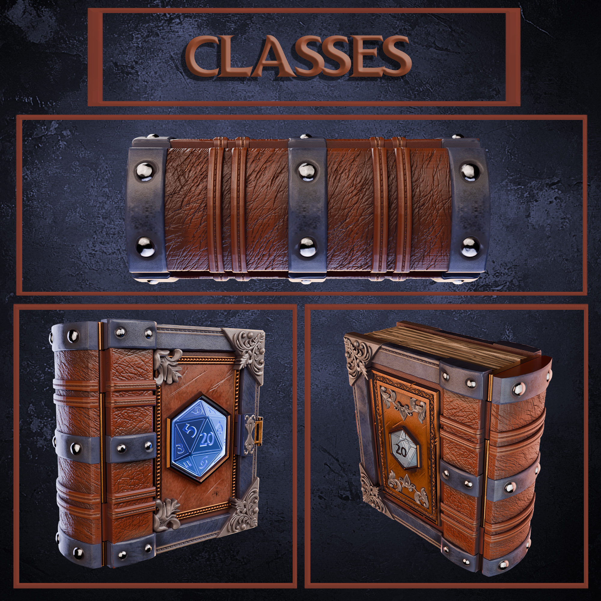 The Adventurer's tomes : Classes Tome 模型预览图 1