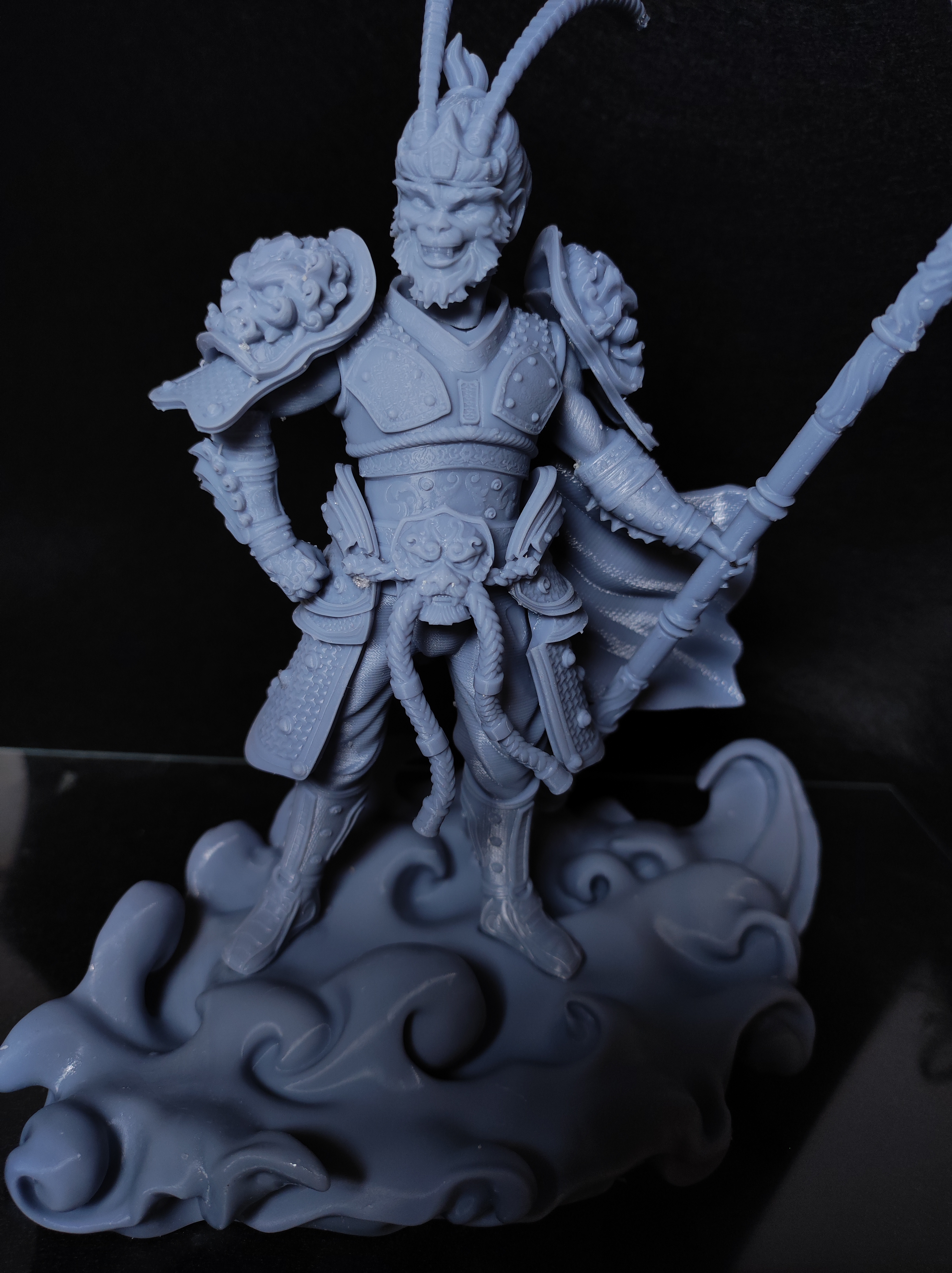 Wukong, The Monkey King Statue (Pre-supported) 模型预览图 6
