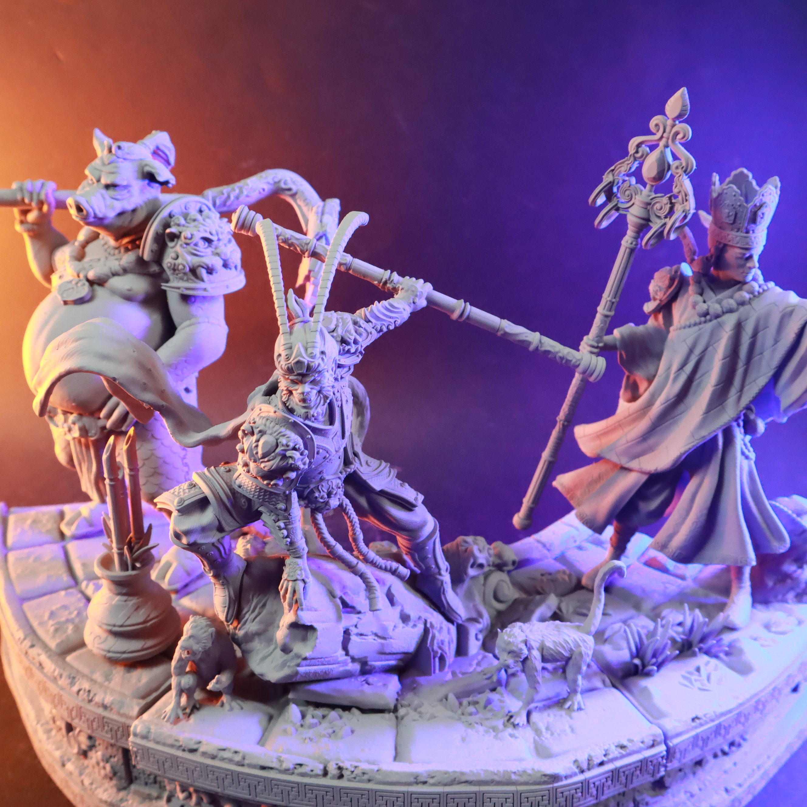 Journey to the west diorama 模型预览图 8