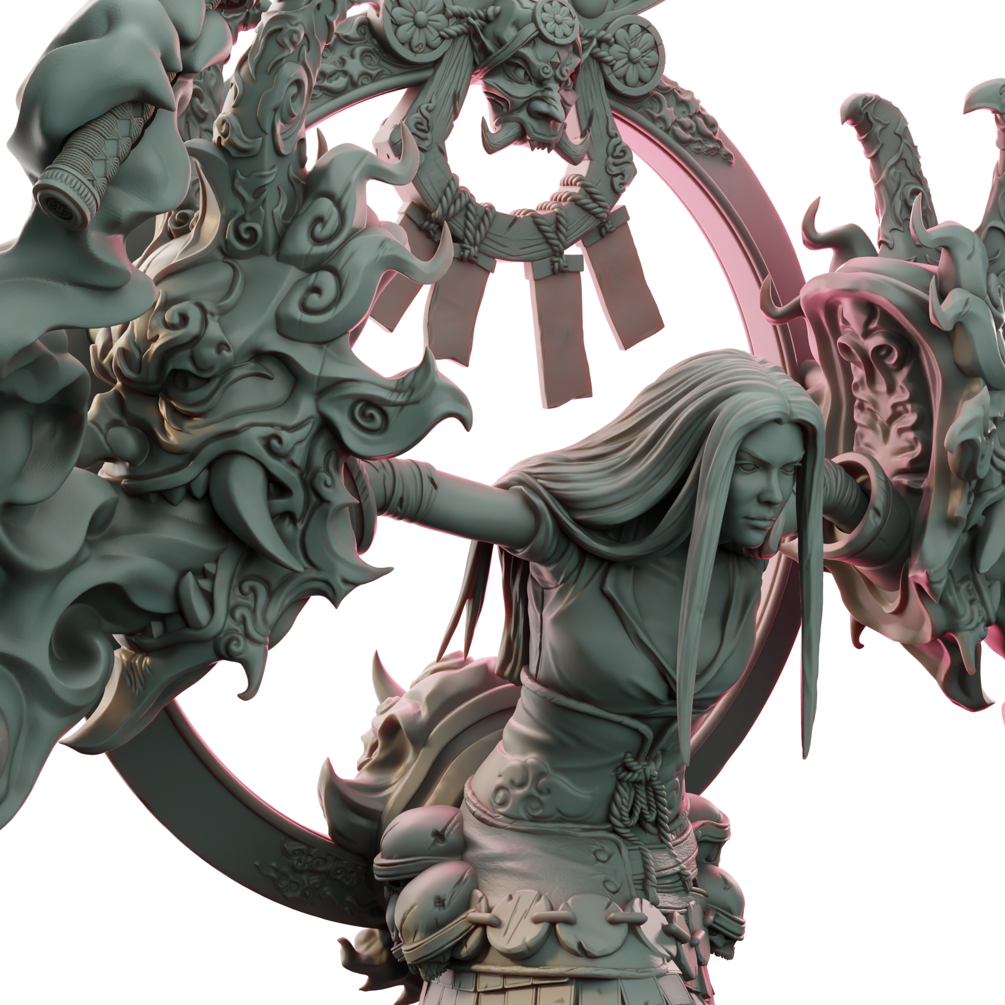 Shinmei, Guardian of the Ancestral Blades 模型预览图 2
