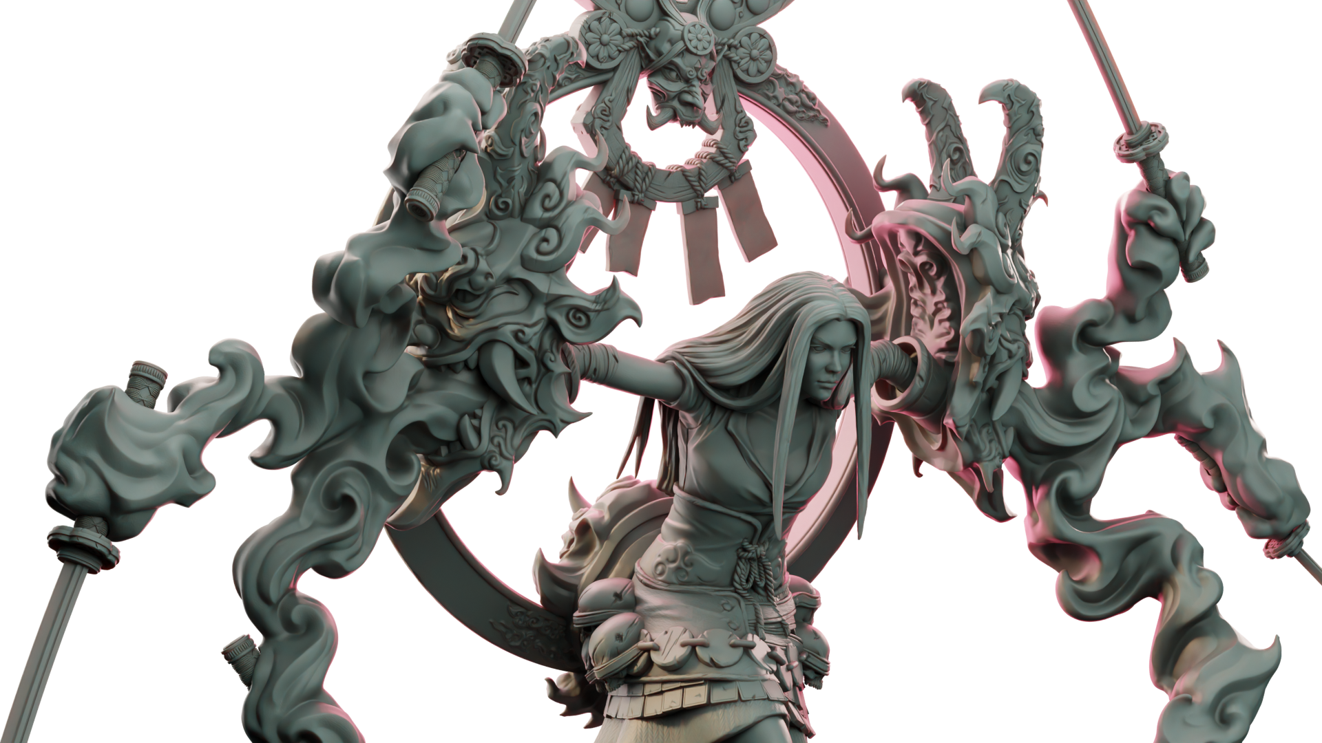 Shinmei, Guardian of the Ancestral Blades 模型预览图 4