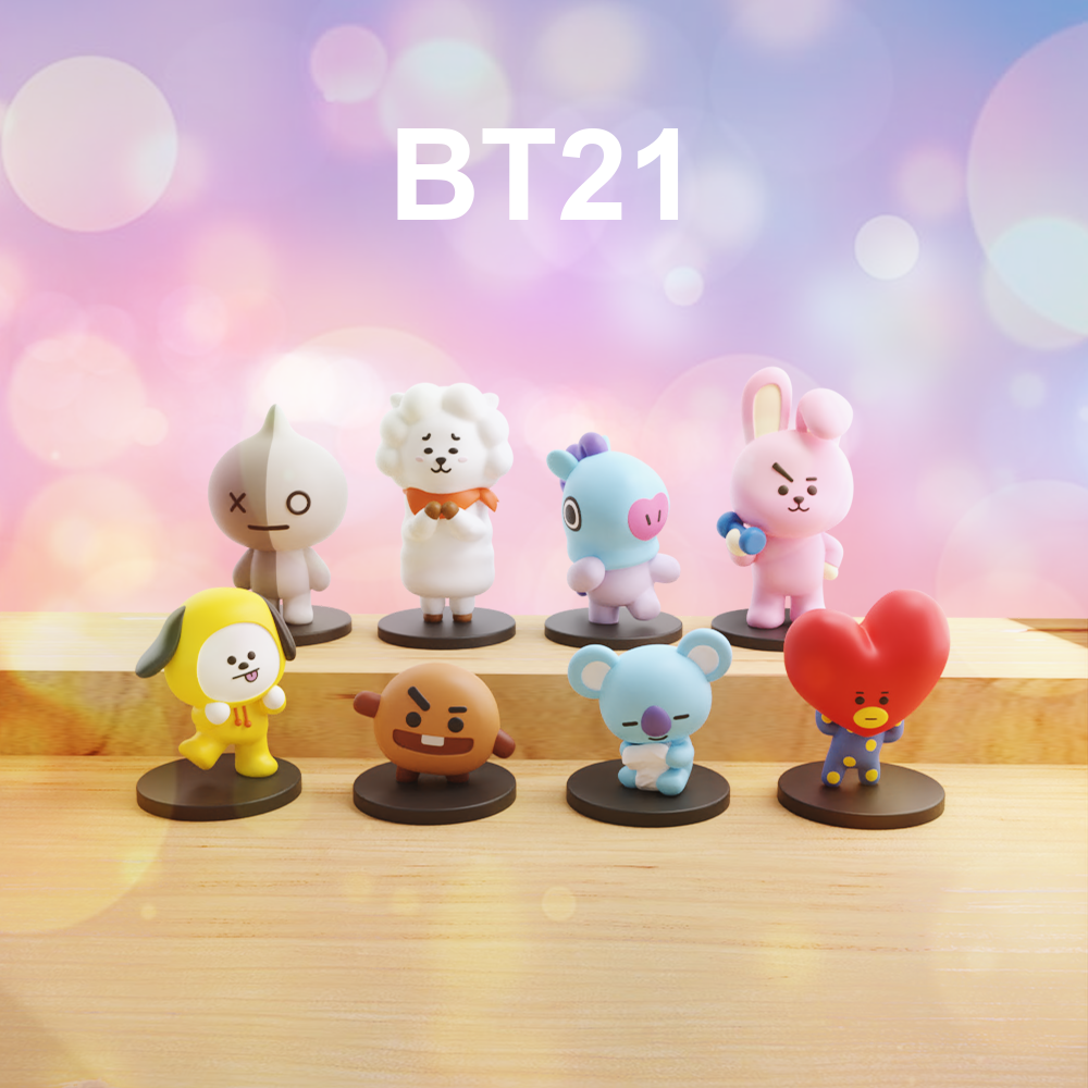 BT21 / BTS Figures sculpture 模型预览图 1