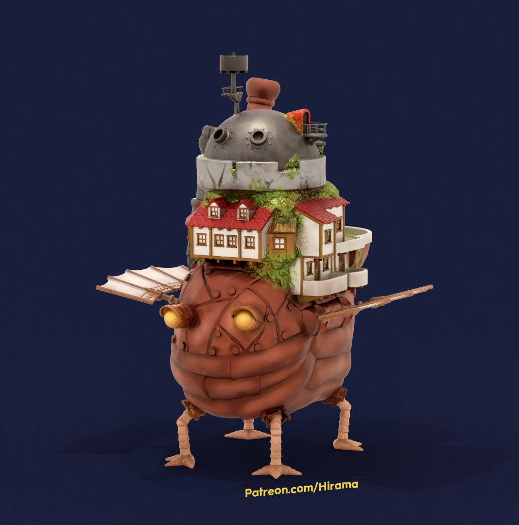 Howl's Moving Castle 模型预览图 1