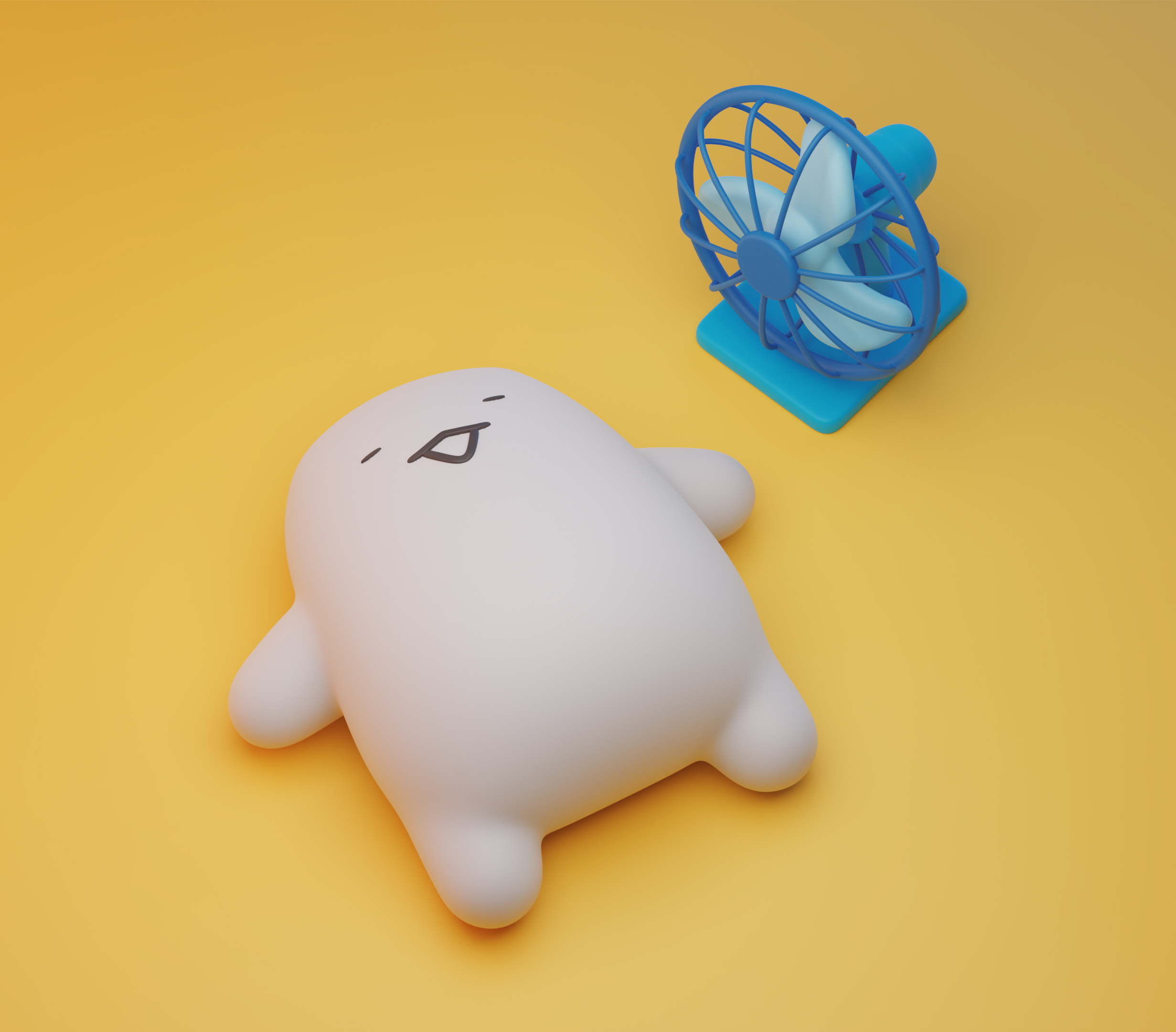 Lazy In A Summer Day 模型预览图 1