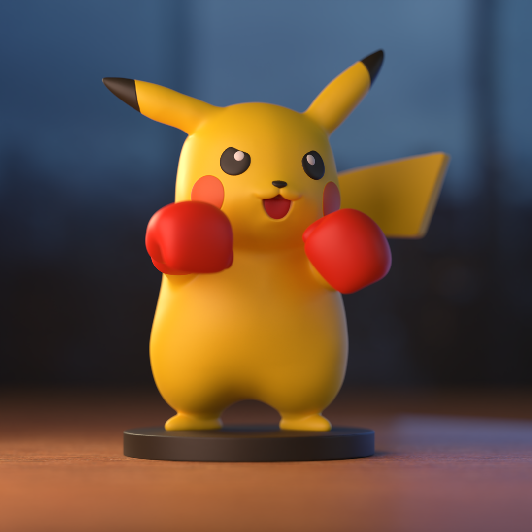 Pikachu Boxing 模型预览图 1