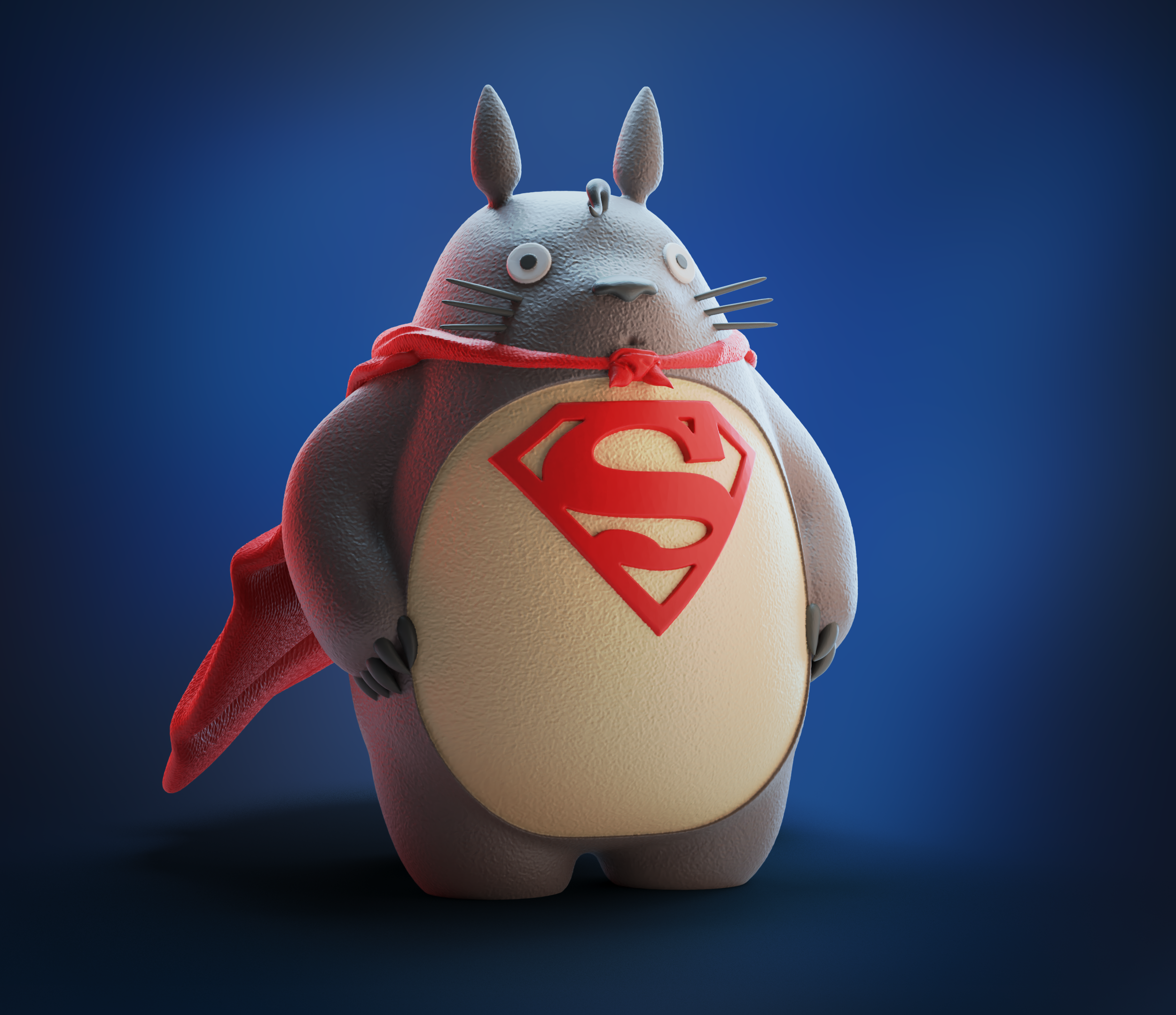 Super Totoro 模型预览图 1