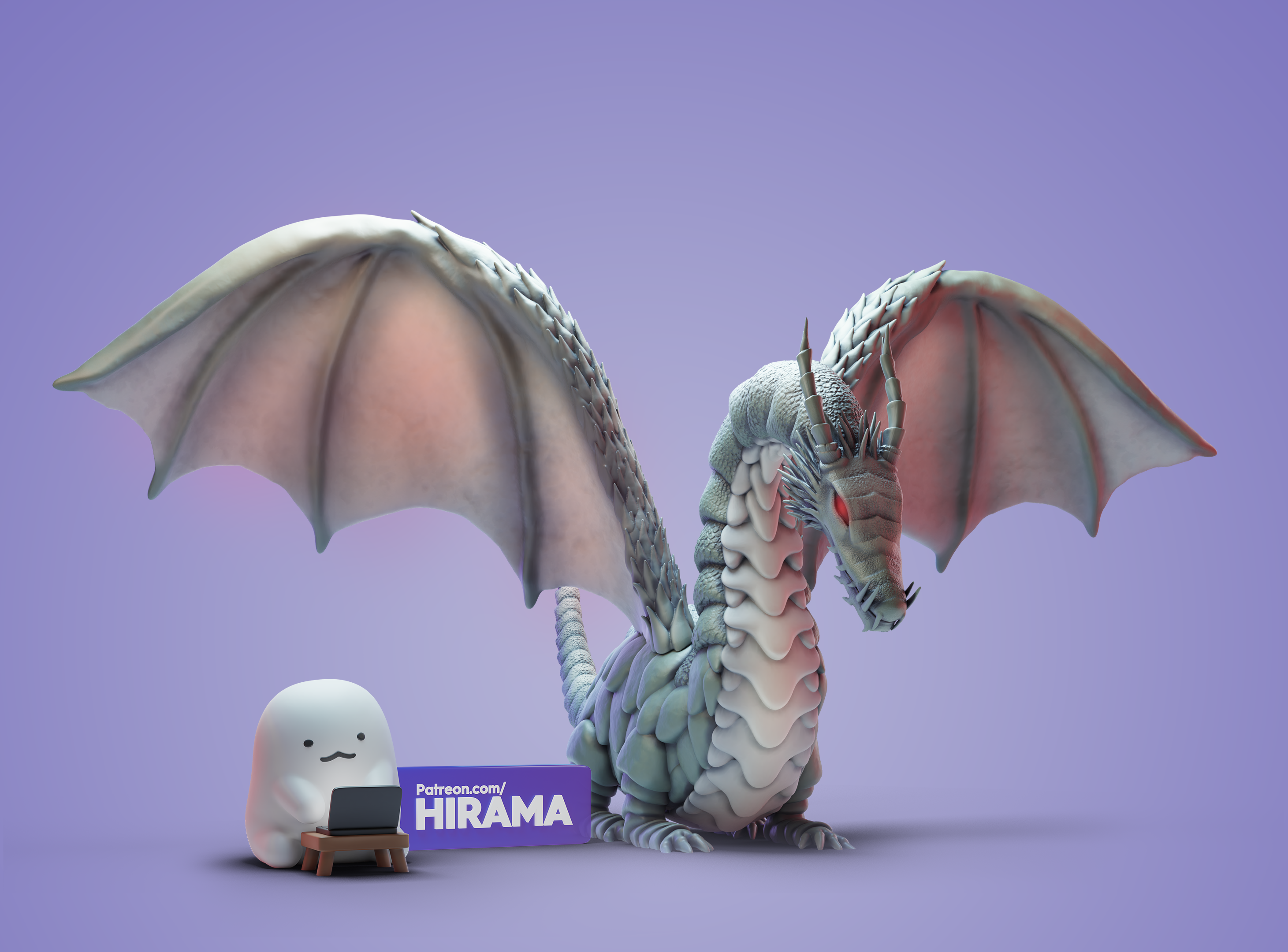 Tales From Earthsea Dragon Diorama 模型预览图 1