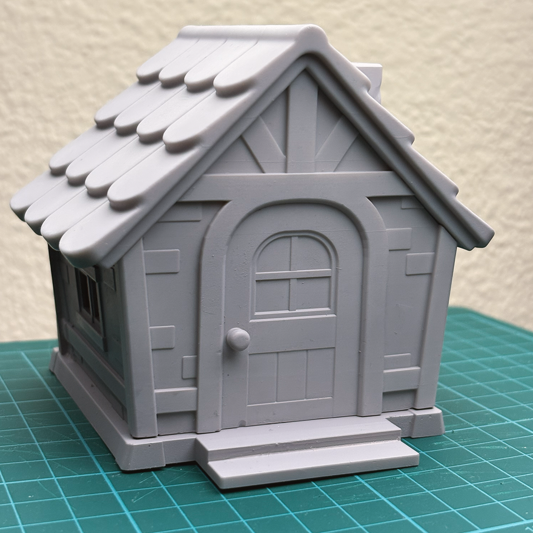 Animal Crossing Polly Pocket Style Diorama House 模型预览图 6