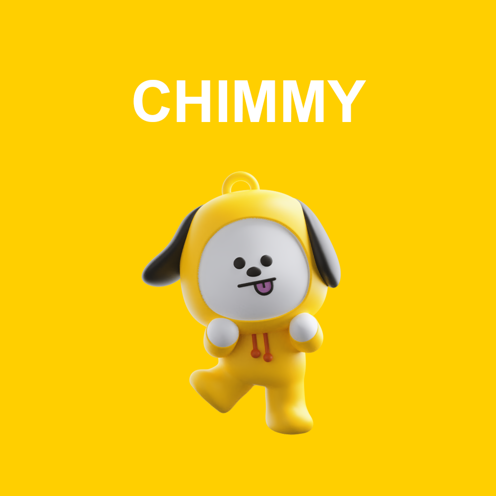 BT21 / BTS keychain 模型预览图 2