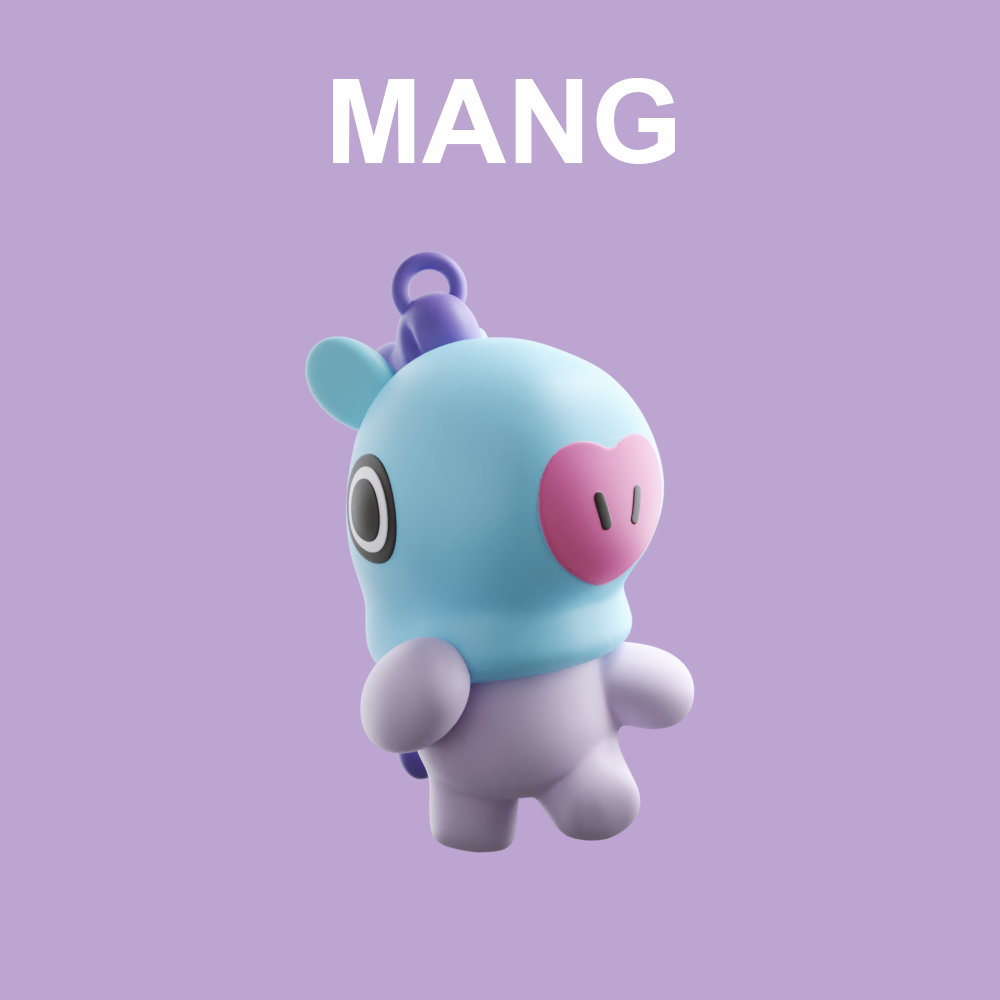 BT21 / BTS keychain 模型预览图 5