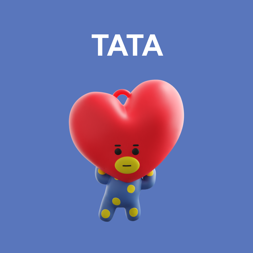 BT21 / BTS keychain 模型预览图 8