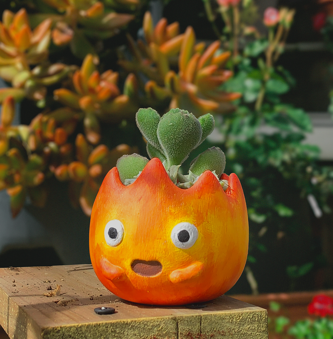 Calcifer Planter 模型预览图 3