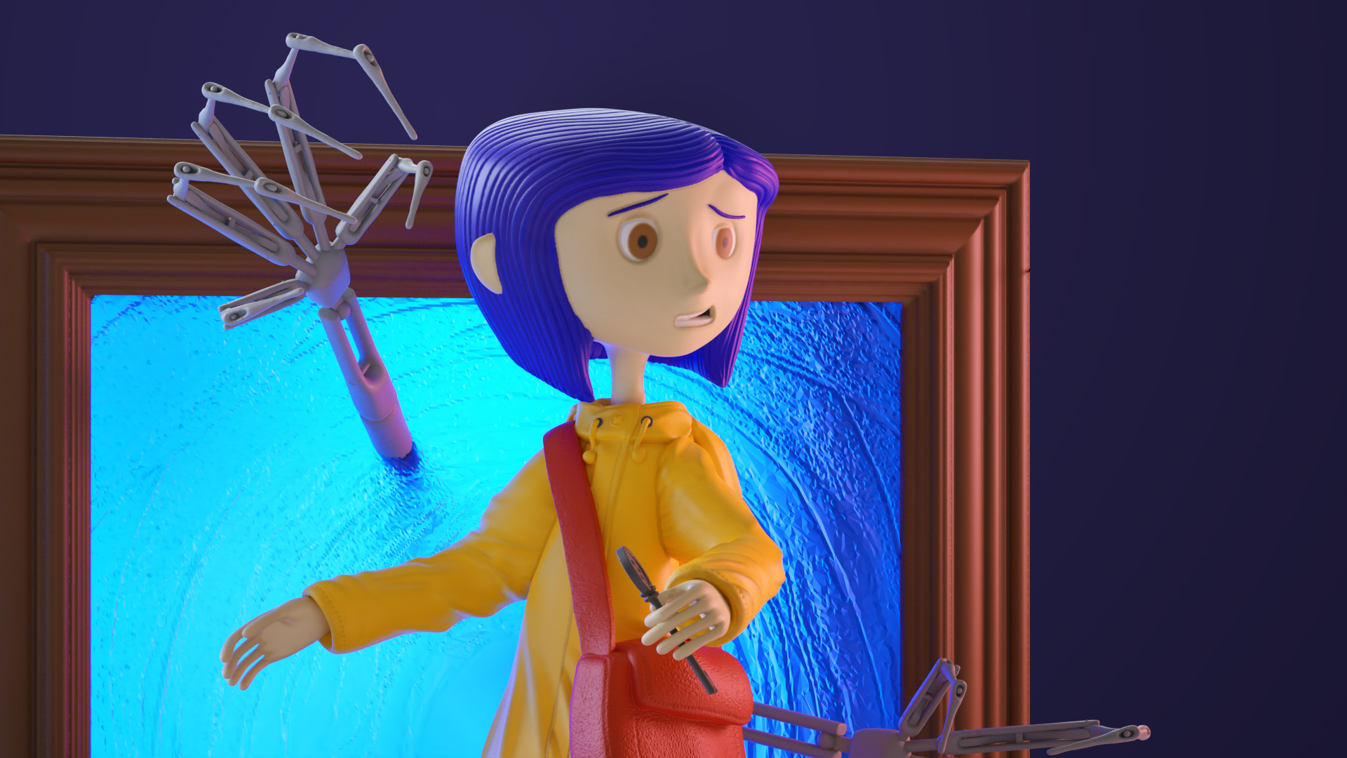 Coraline Lamp Diorama 模型预览图 2