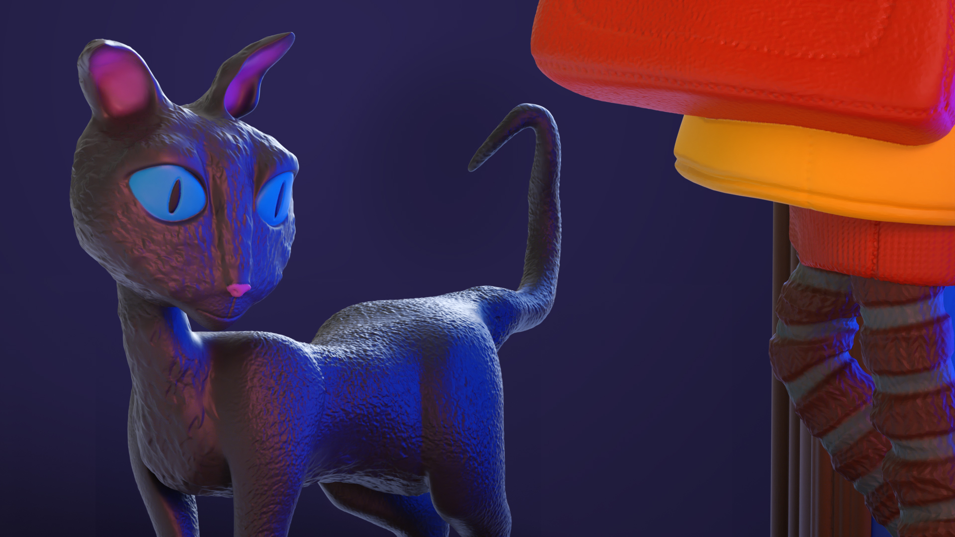 Coraline Lamp Diorama 模型预览图 3